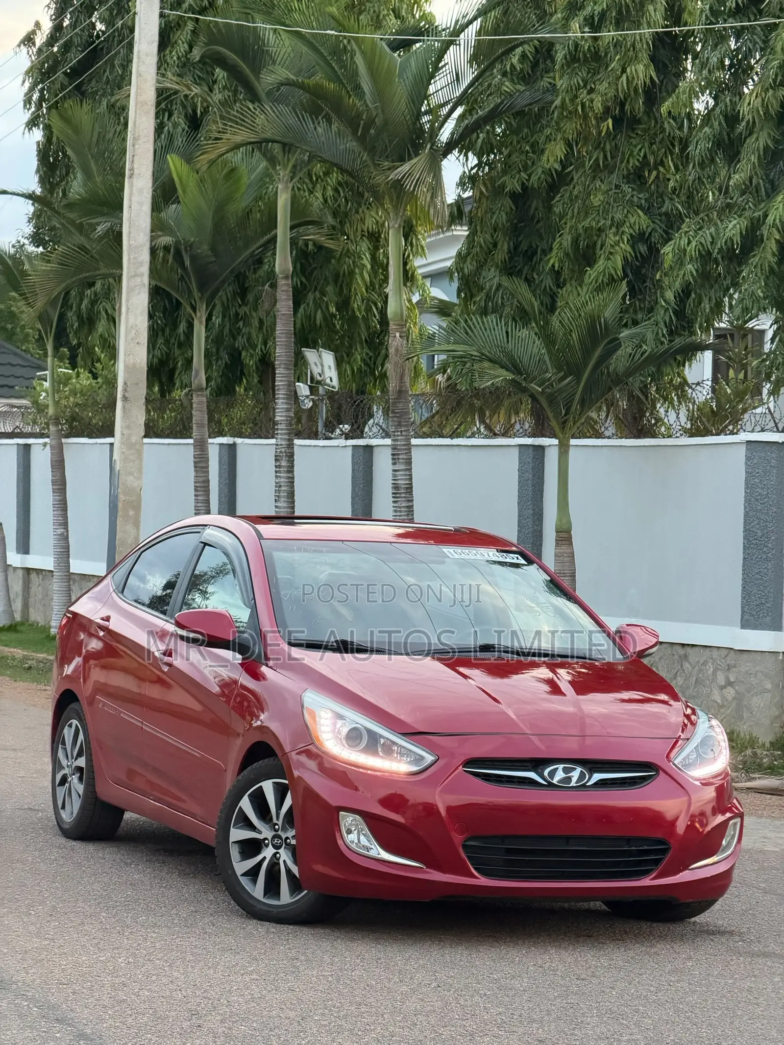 Hyundai Accent 2015 Red