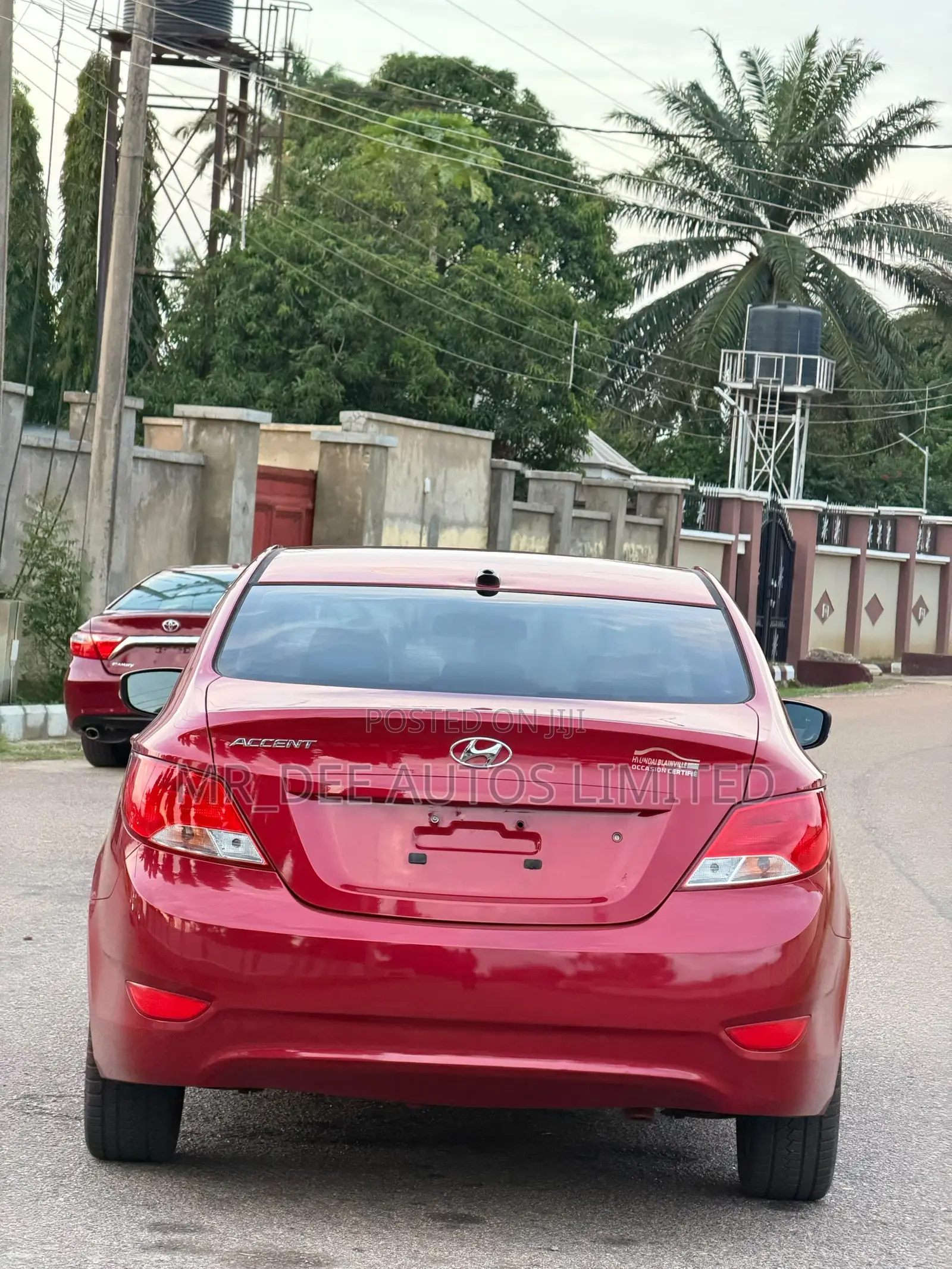 Hyundai Accent 2015 Red