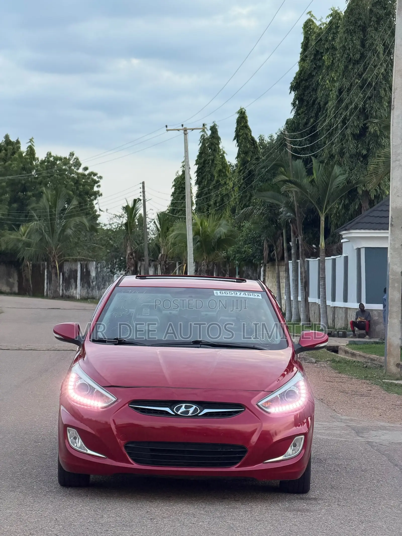 Hyundai Accent 2015 Red