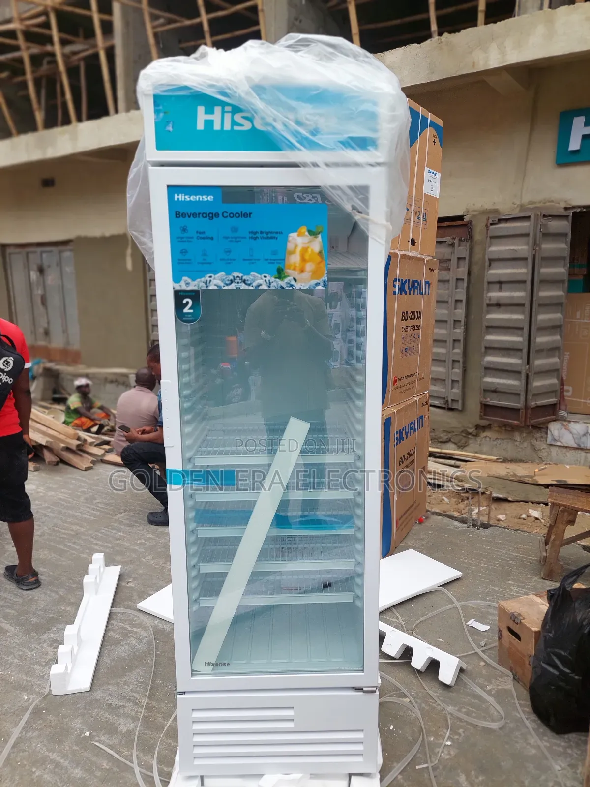 Chiller Showcase Hisense 300litrs