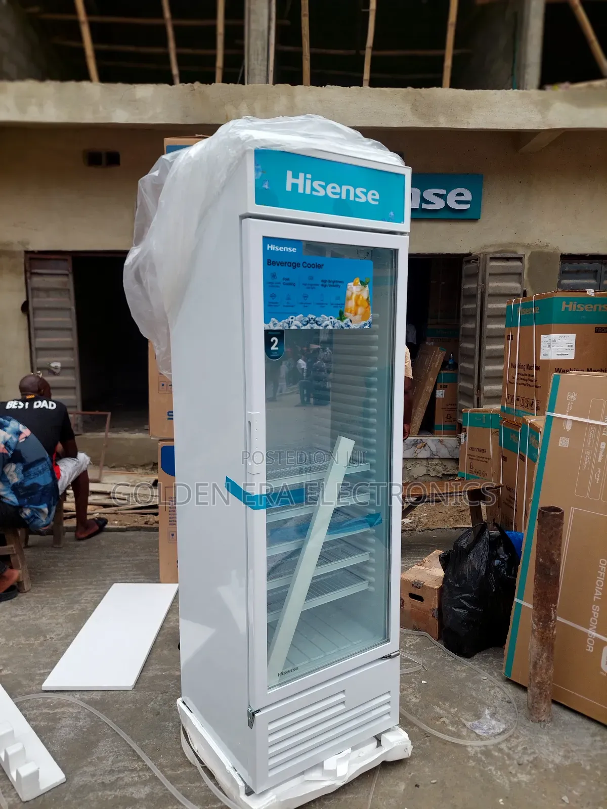 Chiller Showcase Hisense 300litrs