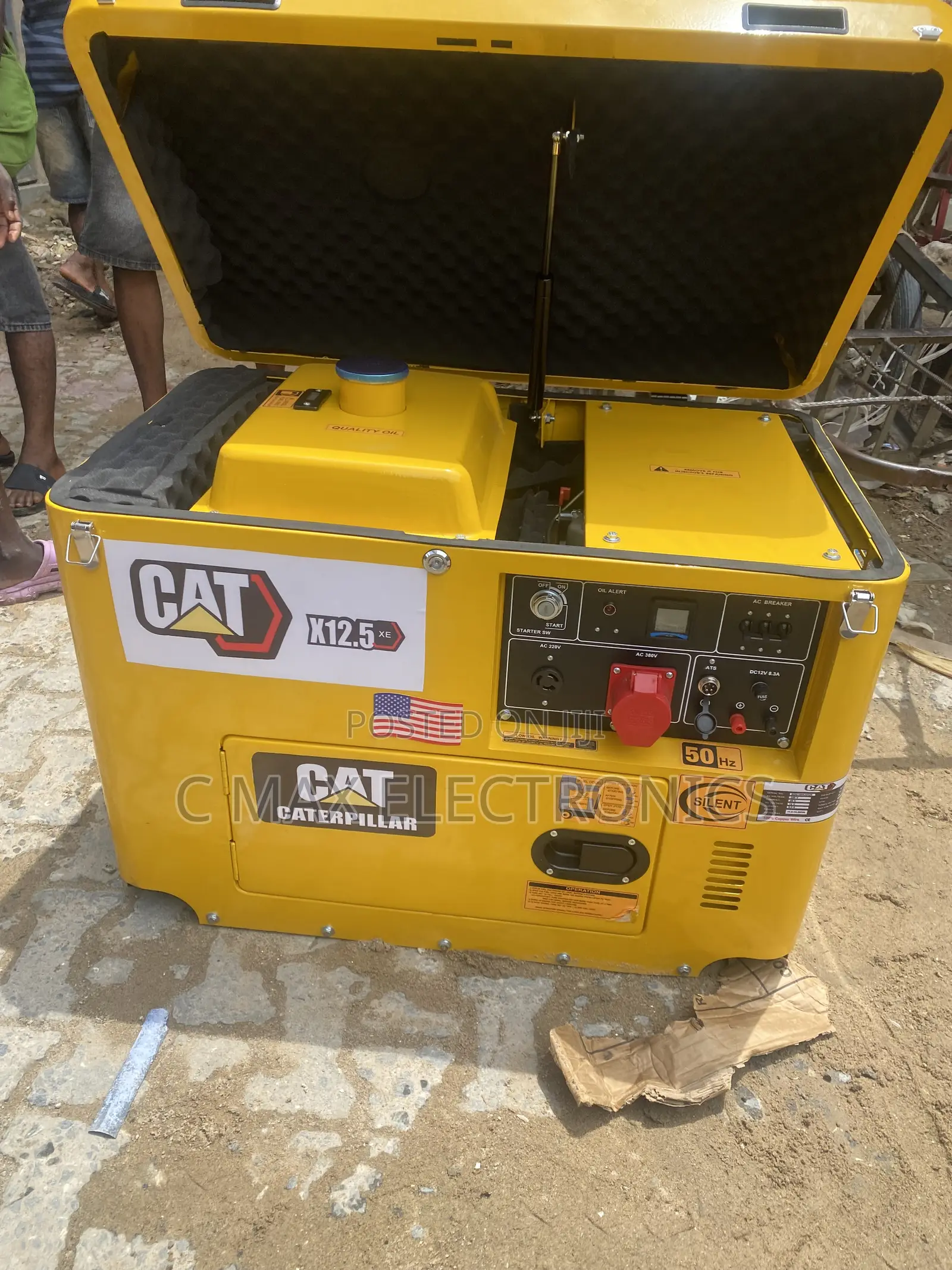 Original CAT 100KVA Diesel Generator – Low Fuel Consumption