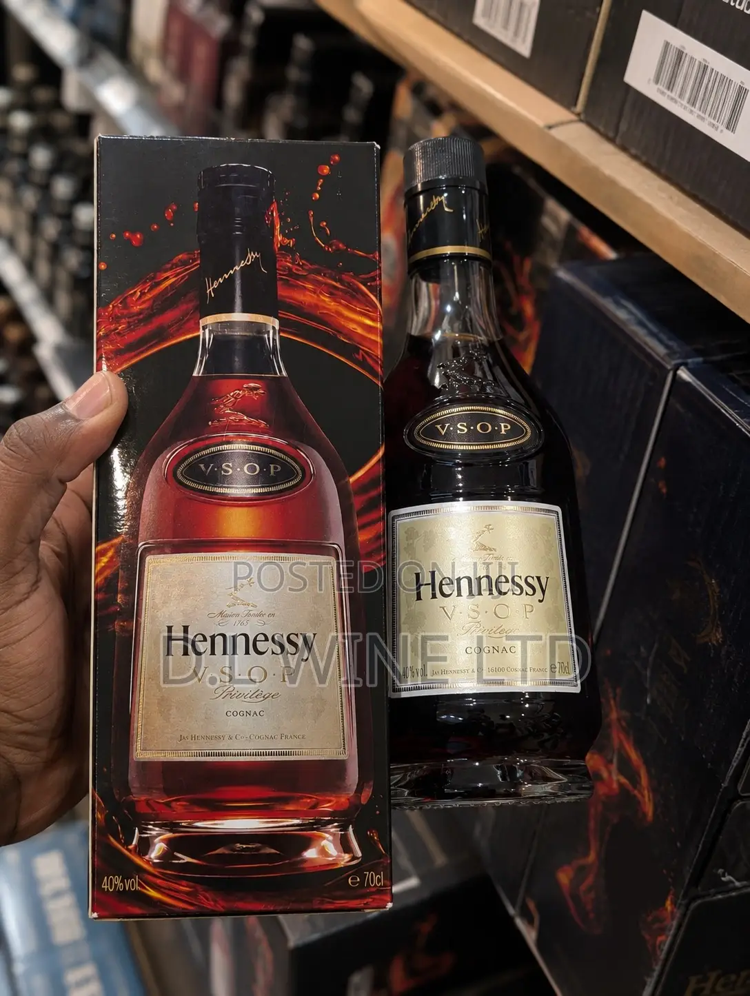Hennessy VSOP Cartoon of 12 Bottles