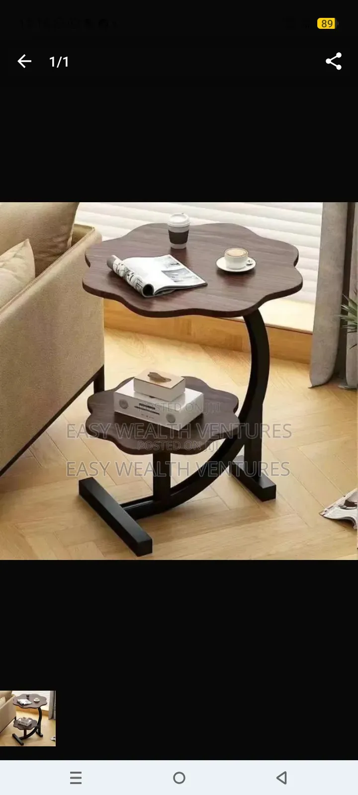 High Quality Living Room Furniture Modern Design Solid Wood Coffee Tab