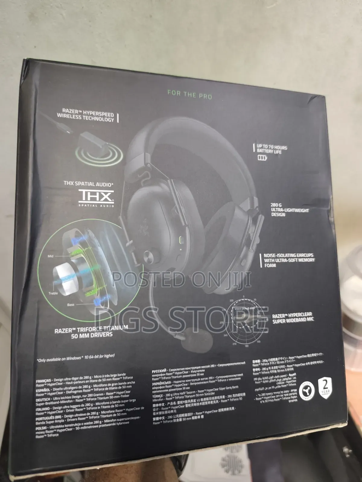 Razer Blackshark V2 Hyperspeed Wireless Esports Headphone