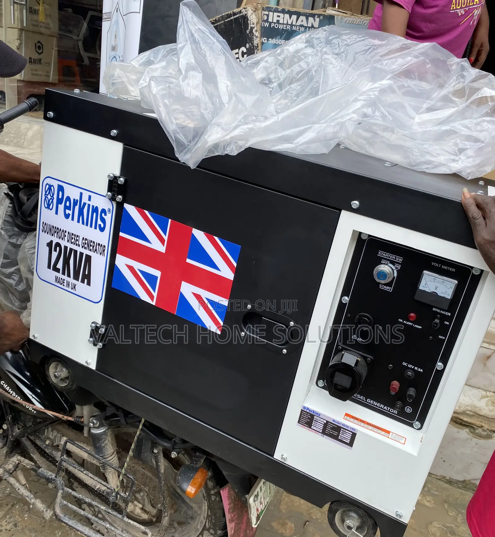 High Performance 12.5KVA Perkins Soundproof Diesel Generator