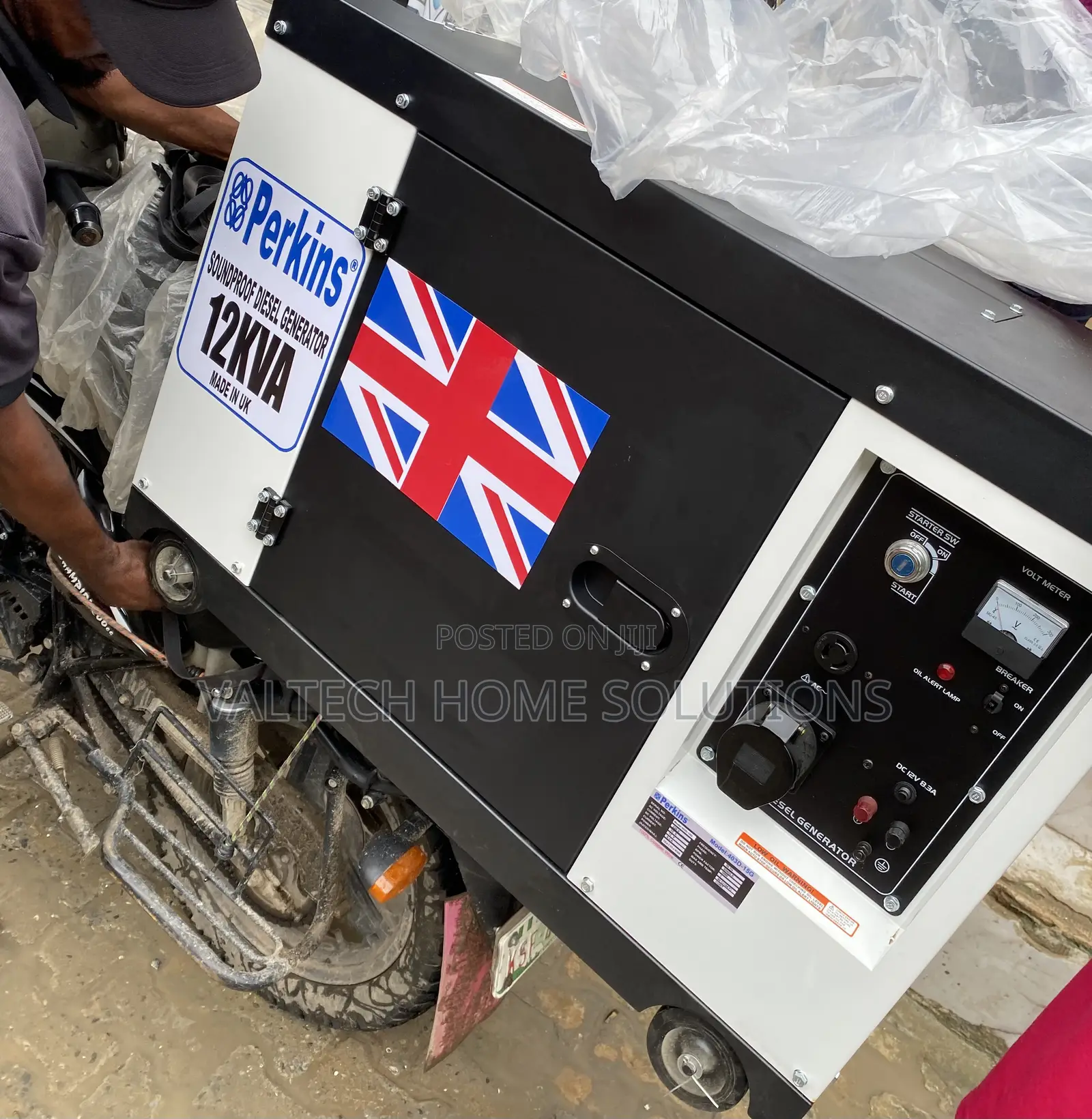 High Performance 12.5KVA Perkins Soundproof Diesel Generator