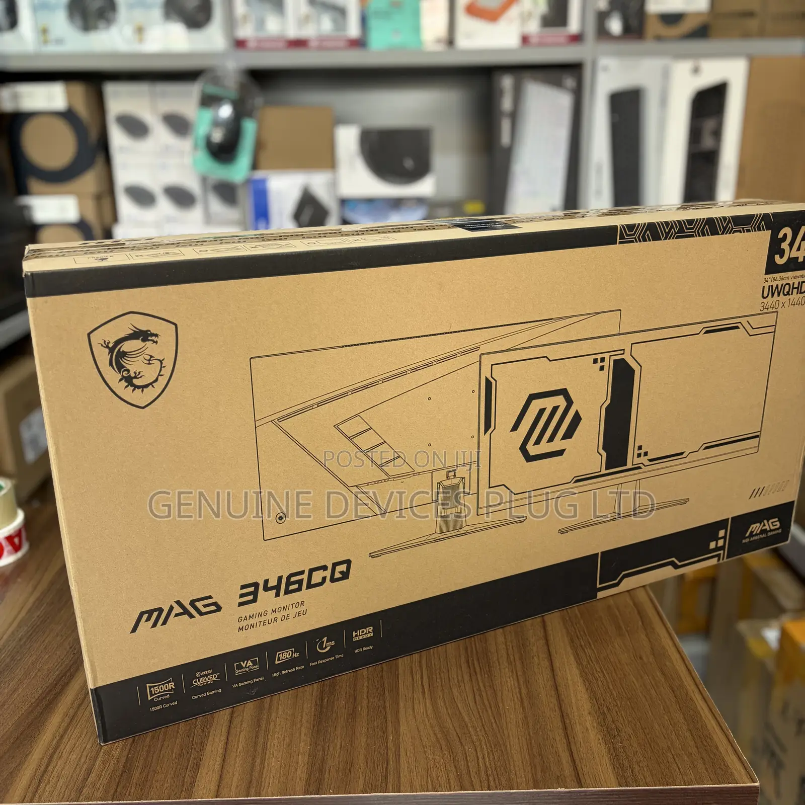 Msi MAG 346CQ 34-Inch 3440 X 1440 (UWQHD) Gaming Monito