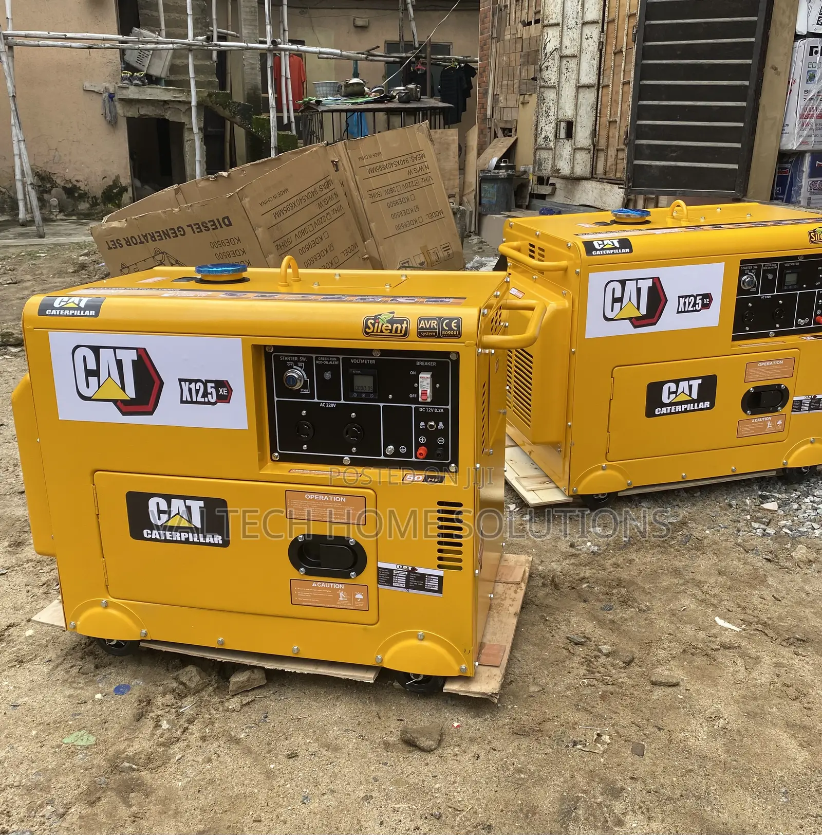 CAT 12.5KVA Soundproof Diesel Generator – 100% Copper Coil
