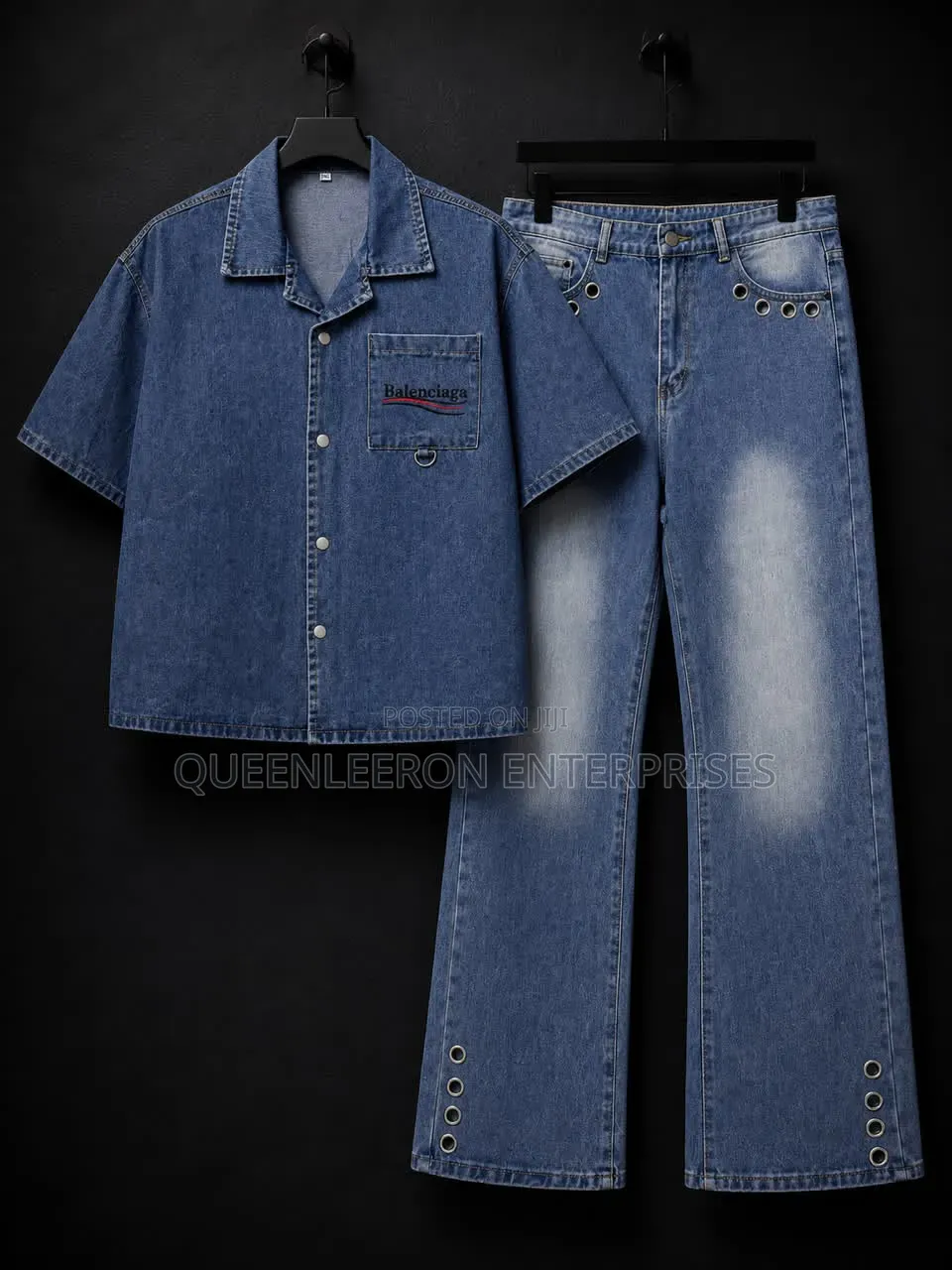 Fast Selling * Denim Jean Shirt and Denim Jean