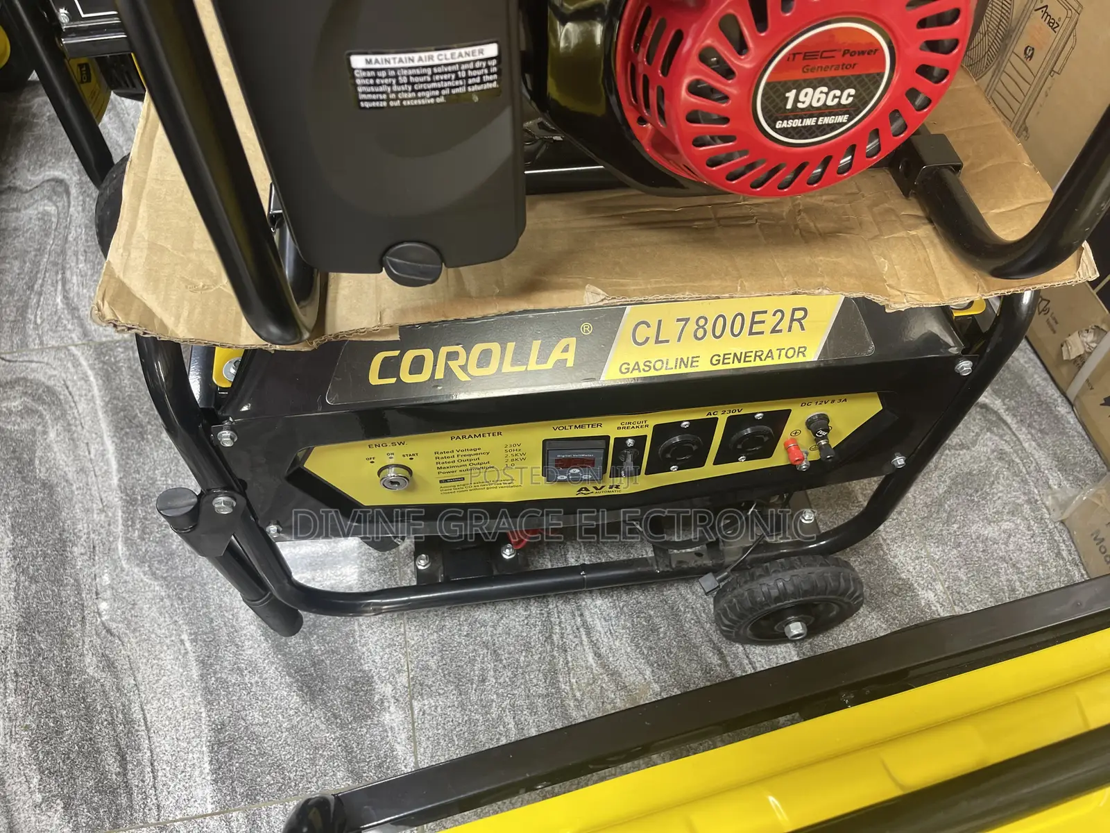 6.5kva Corrola Petrol Generator