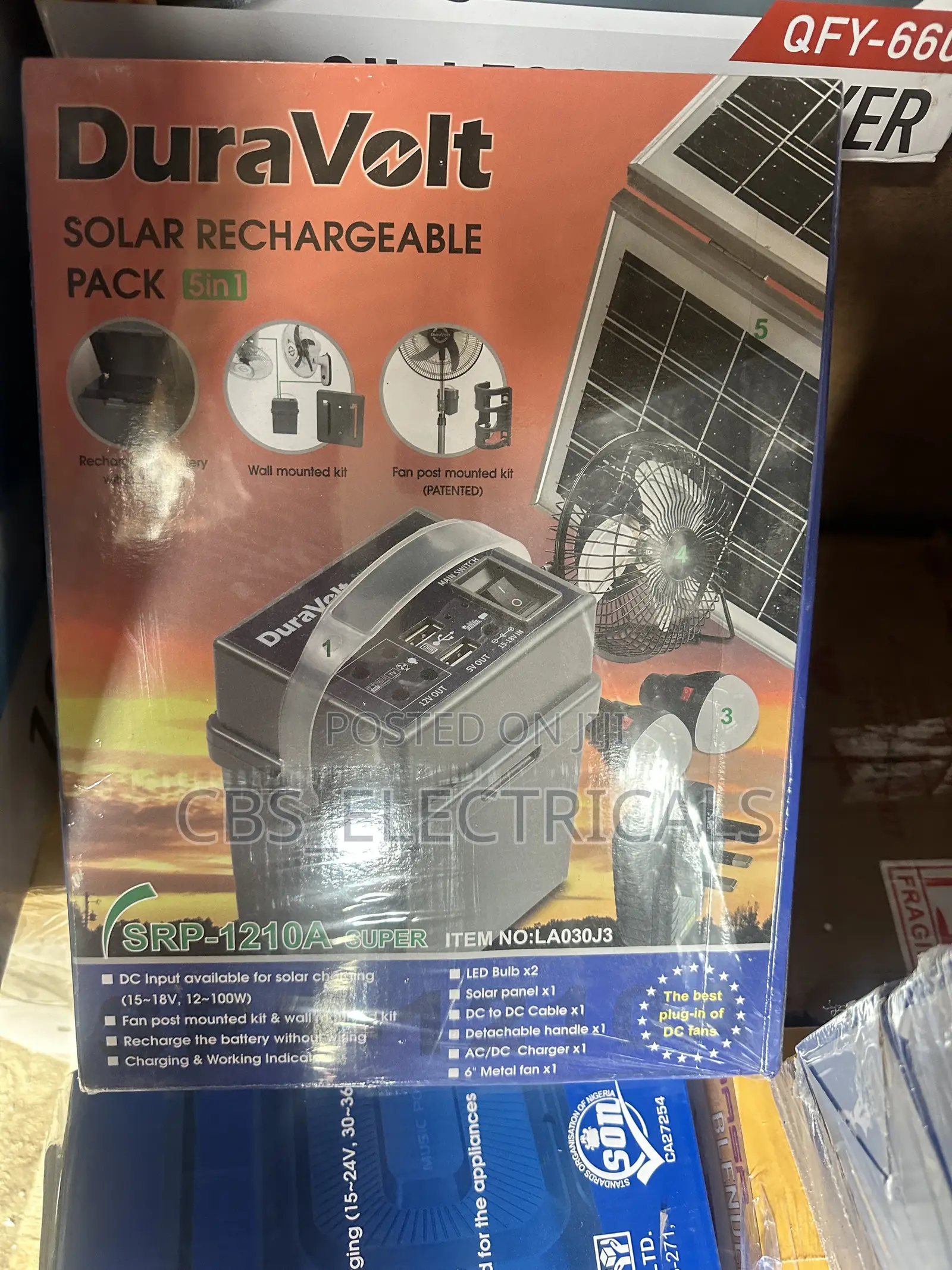 DuraVolt SRP-12 Super 5-in-1 Solar