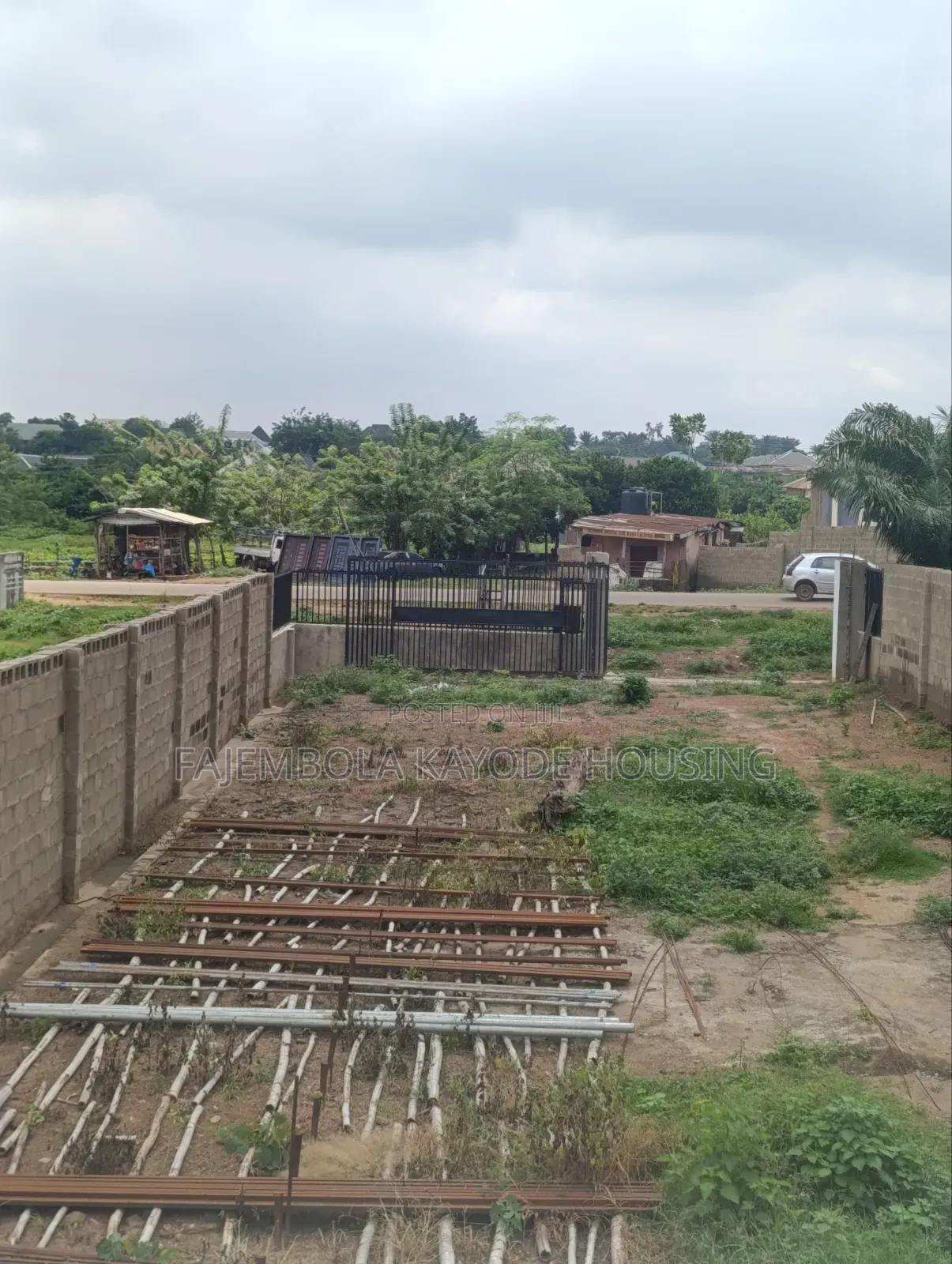 A Commercial Property Faces the Major Tarred Road