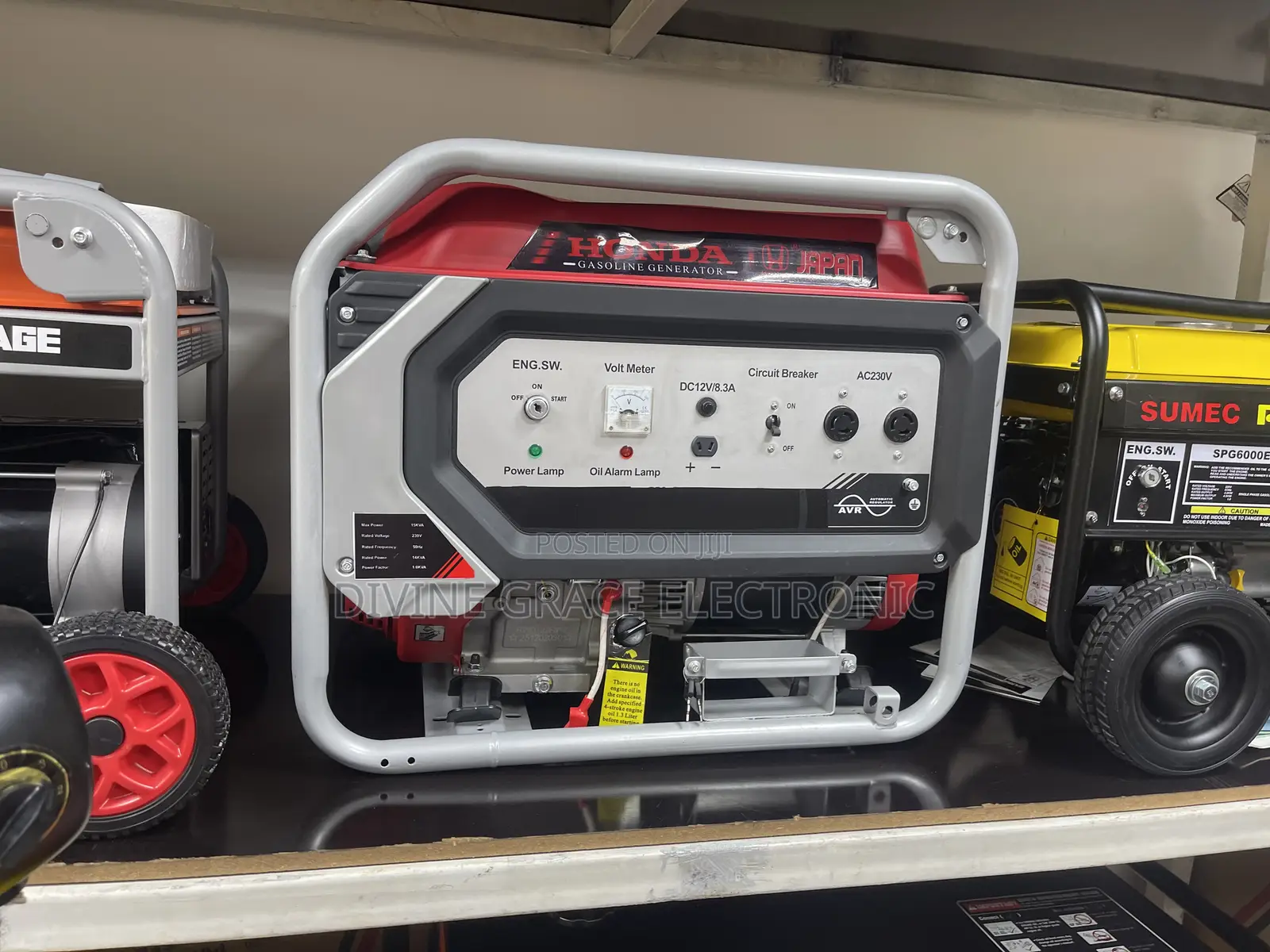 Brand New 10kva Honda Petrol Copper Coil Generator/Less Noise