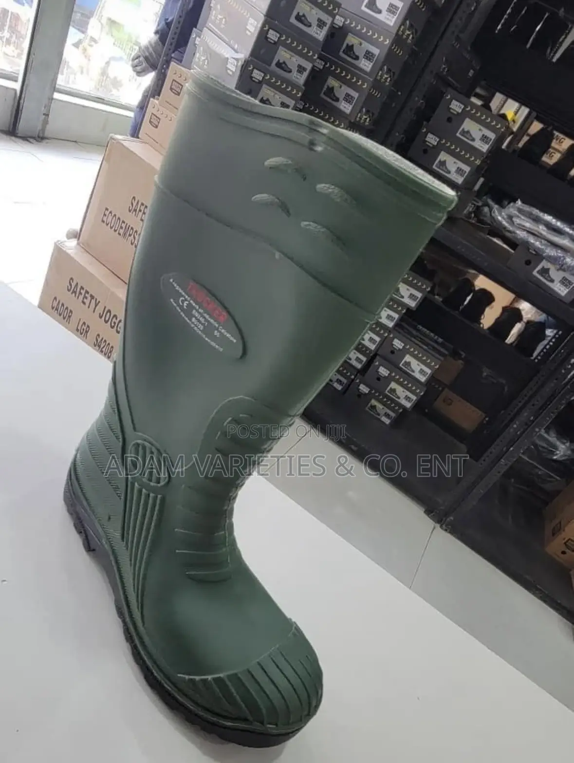 Trucker Safety Rain Boots