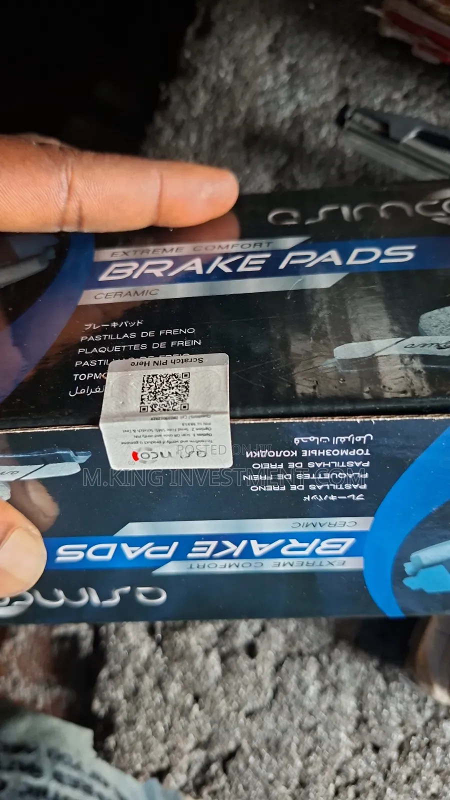 Front Brake Pad 2014 Honda Accord