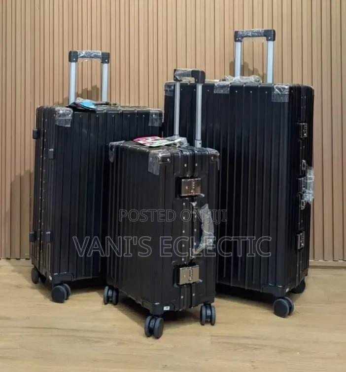 Luxury Aluminum Trolley Suitcases