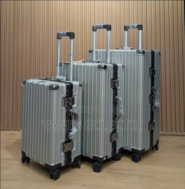 Luxury Aluminum Trolley Suitcases