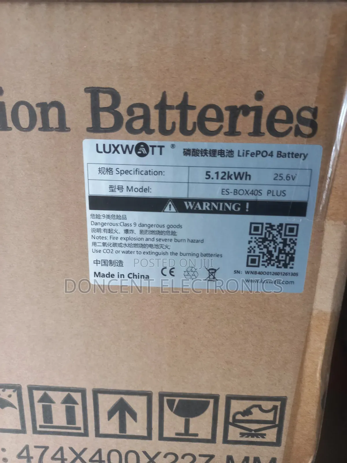 Luxwatt 5kWh 24V Lithium Battery - LiFePO4 With 6000+ Cycle!