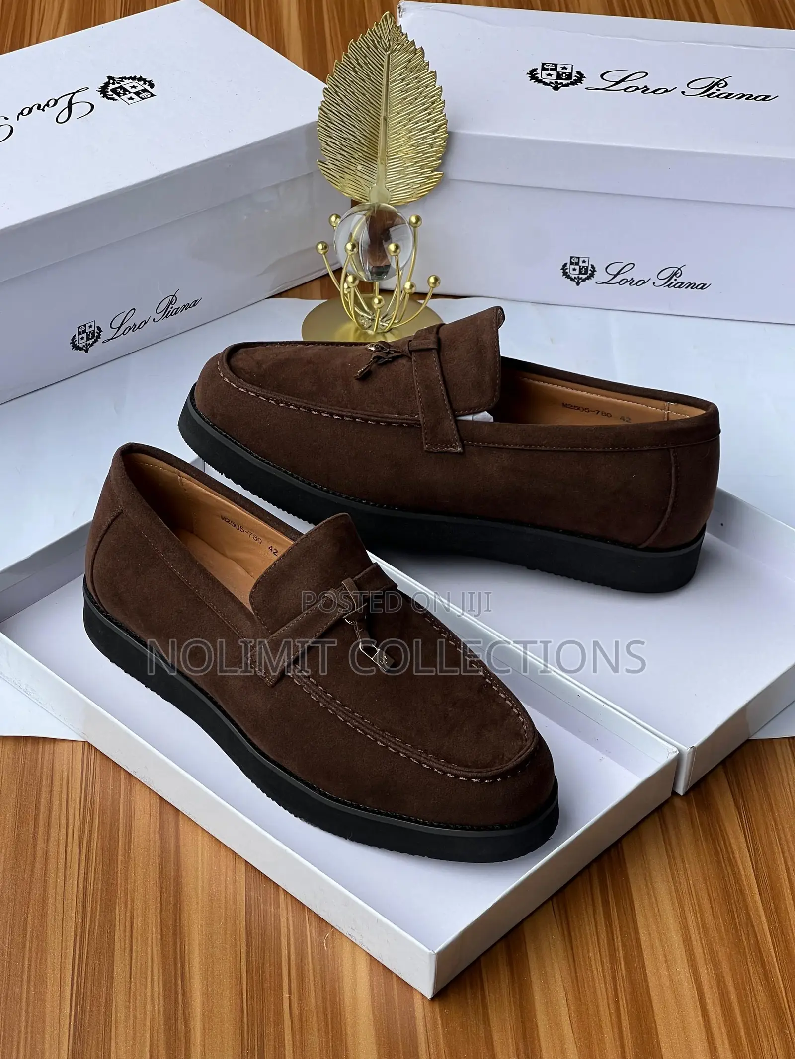 Men's Loro Piana Dry Suede Loafers