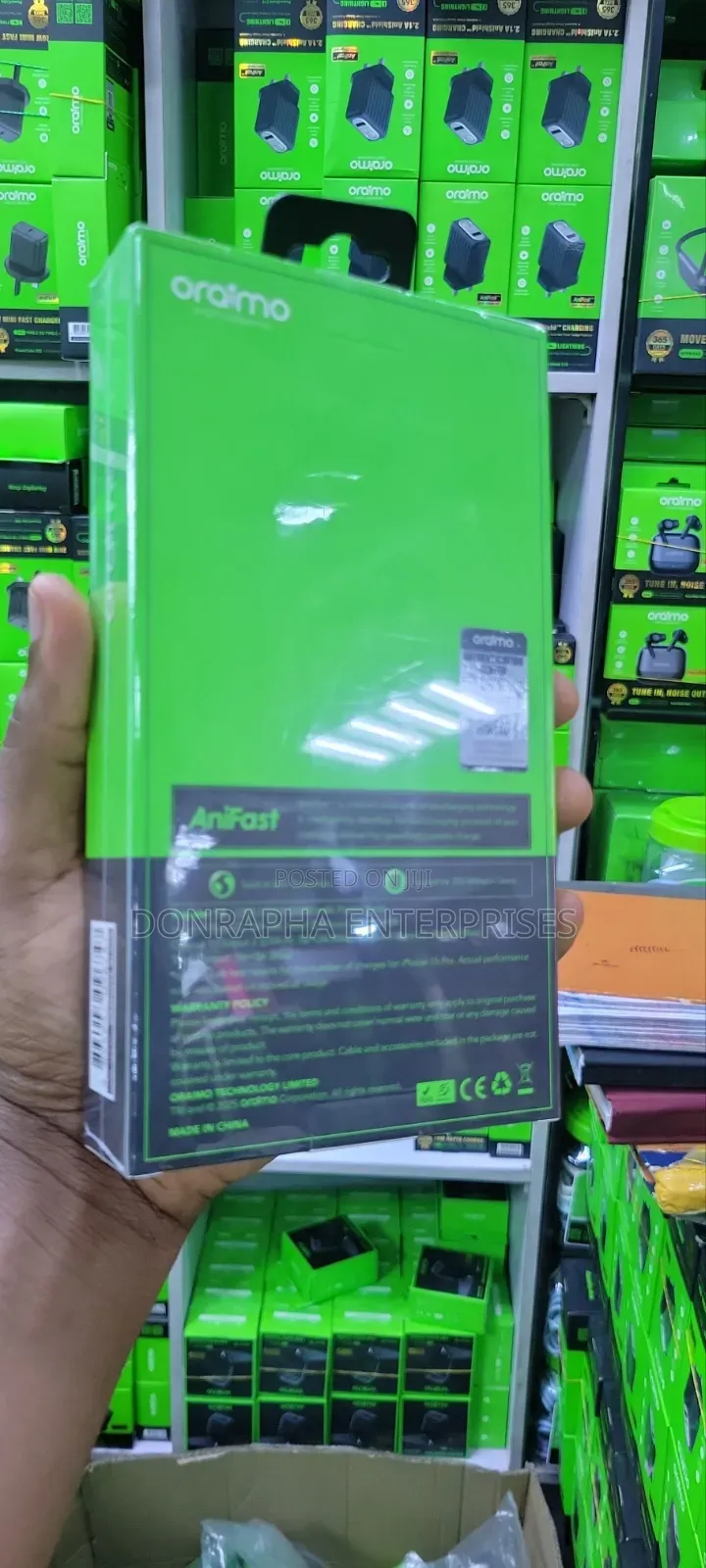 Oraimo 20000mAh Fast Charging Power Bank 22.5W With Type-C Input