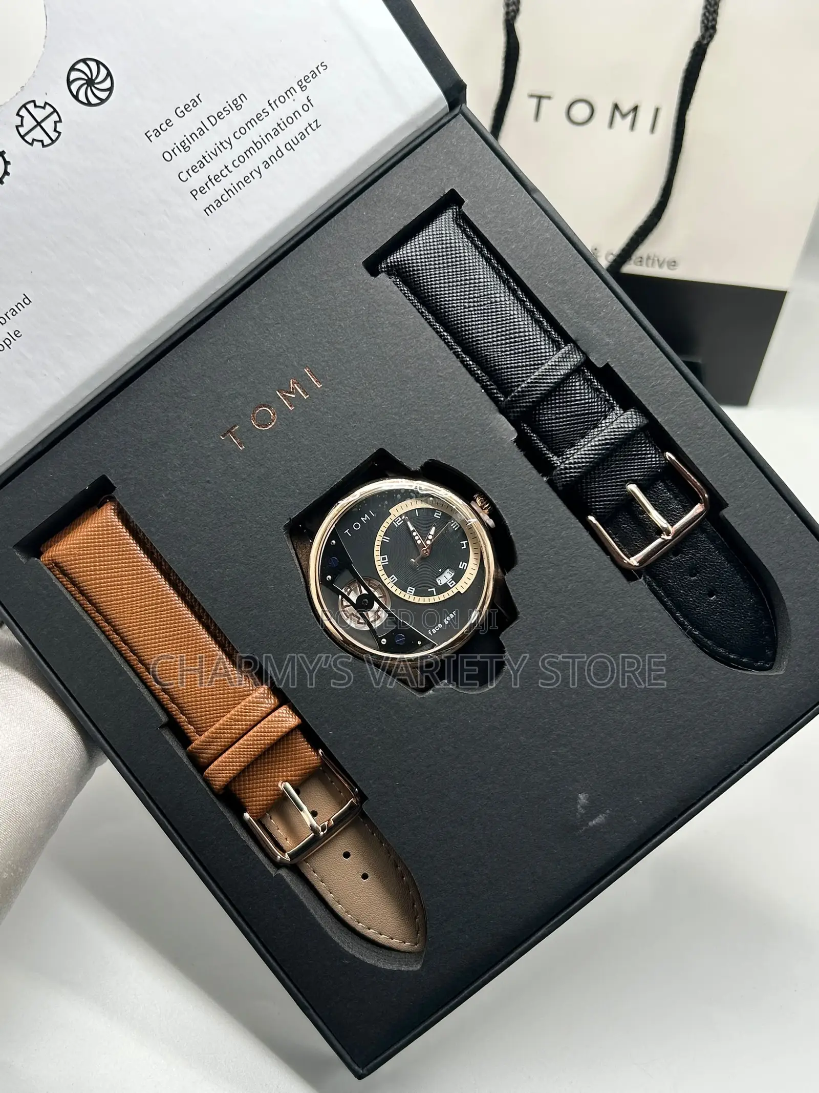 Tomi Wrist Watch (Double Straps)