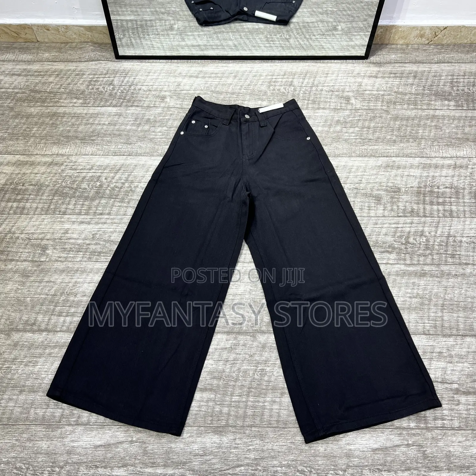 Black Oversized Baggy Denim Jean