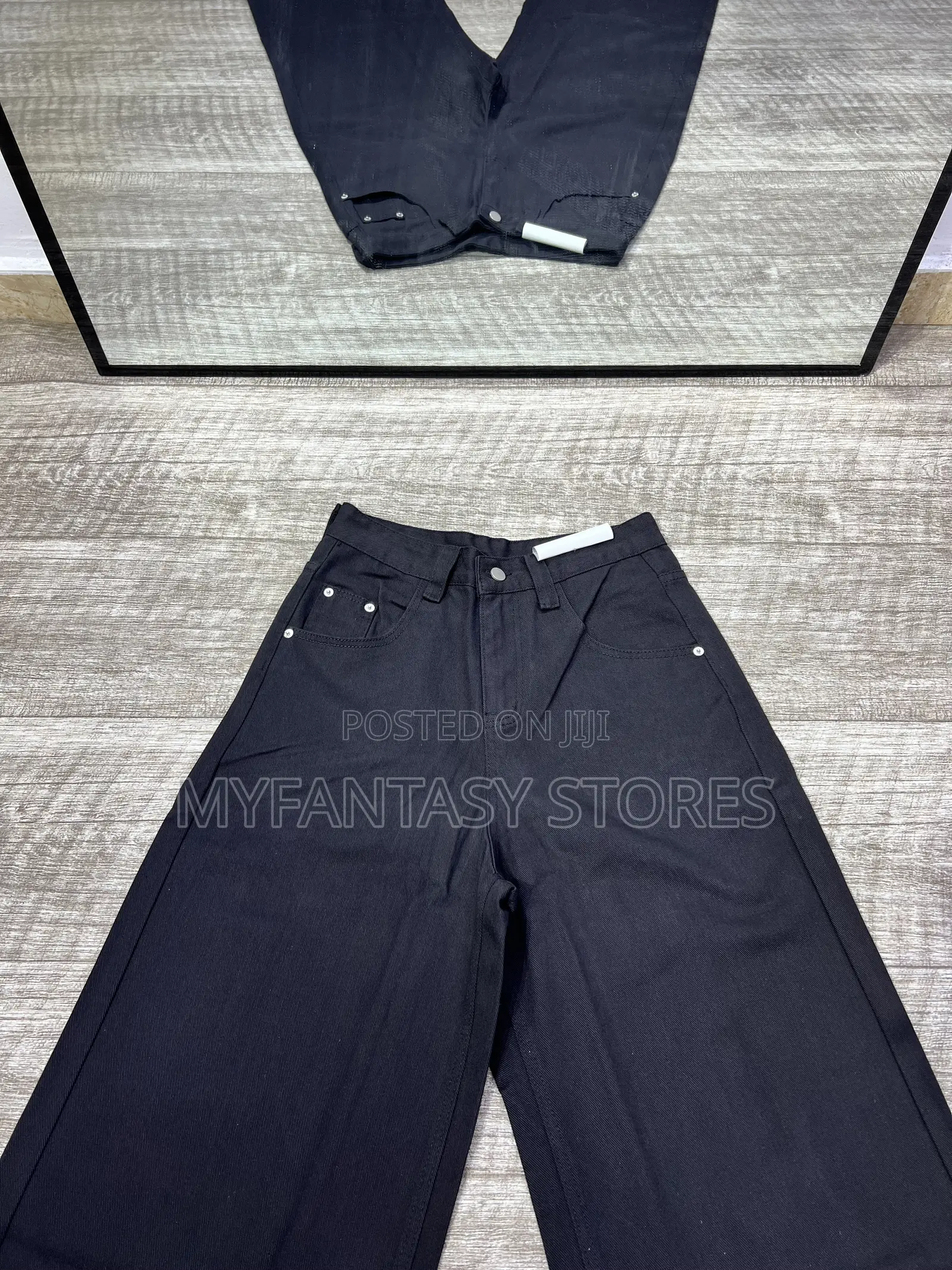 Black Oversized Baggy Denim Jean