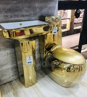 Egg Shaped Gold Color Executive Wc