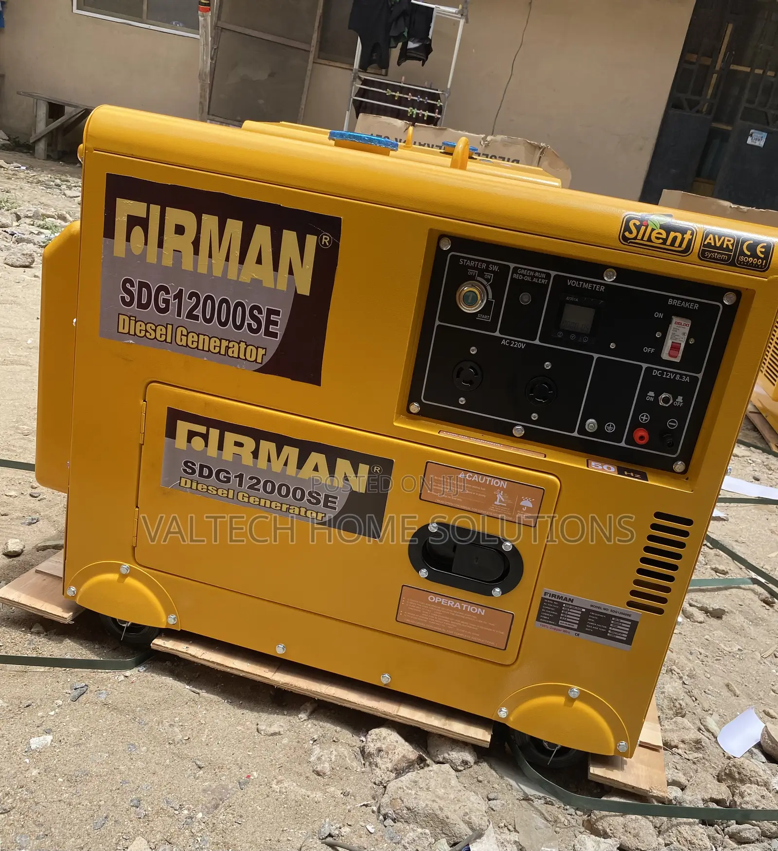 Rugged 12.5KVA Fireman Soundproof Generator With Copper Coil