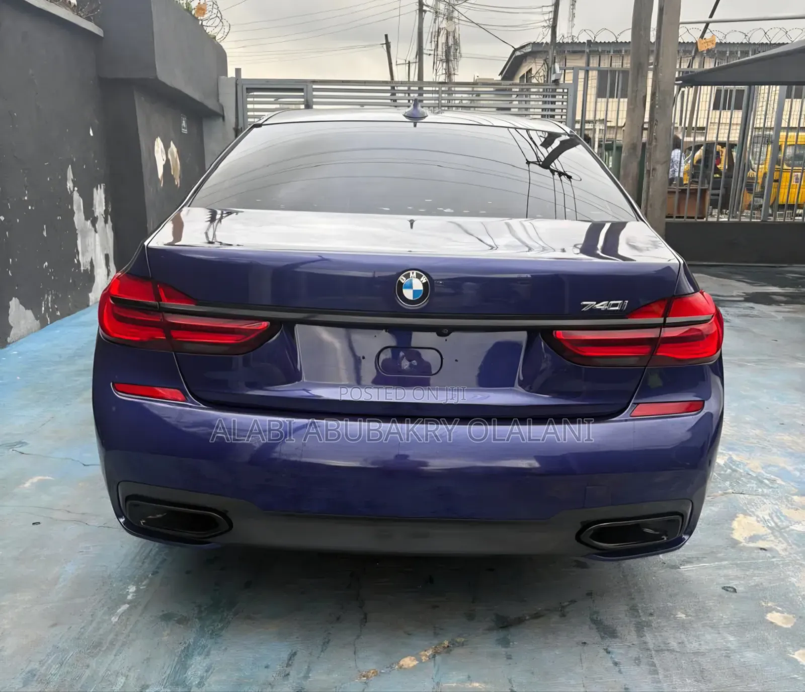 BMW 7 Series 730Li 2018 Blue