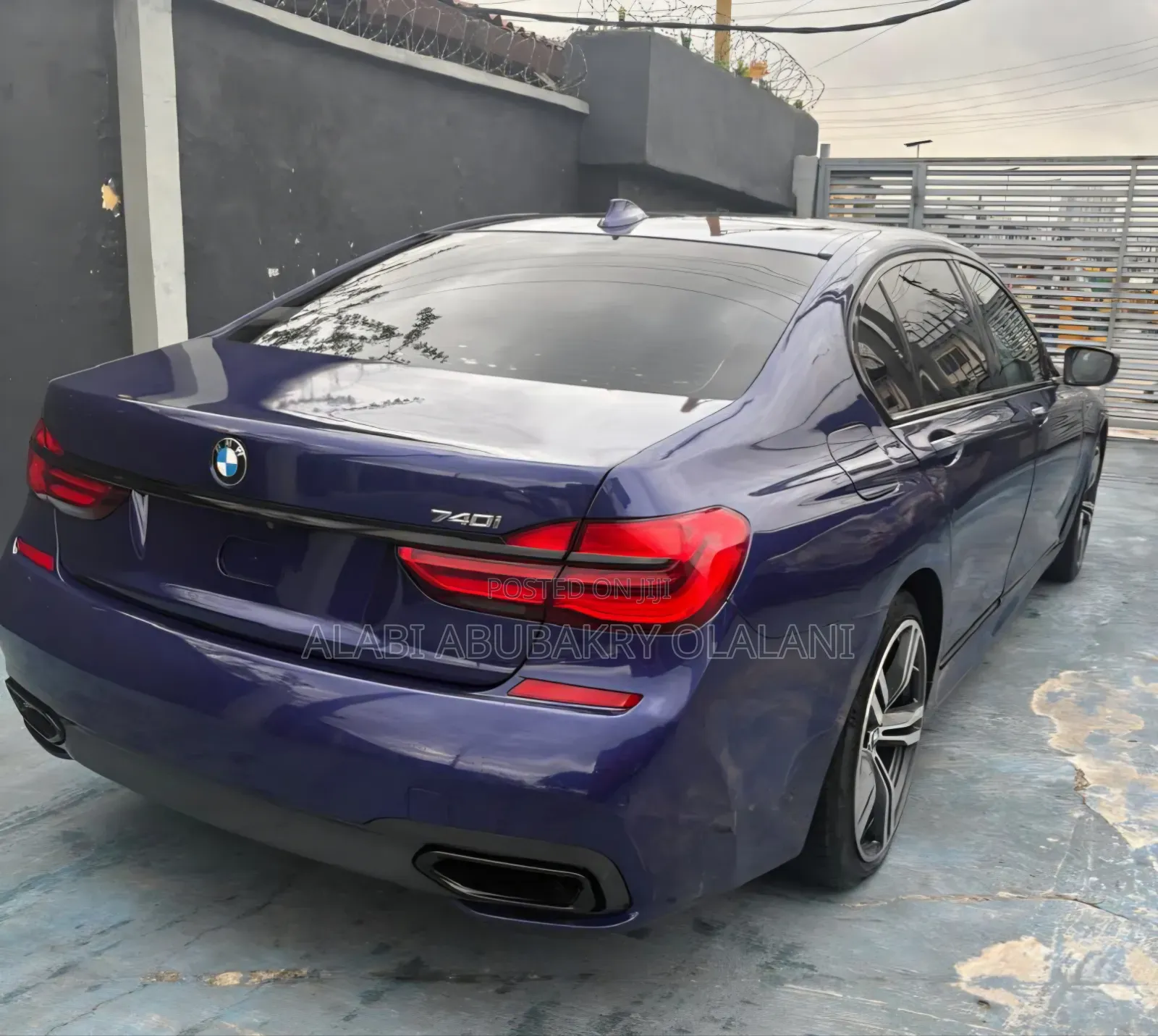 BMW 7 Series 730Li 2018 Blue