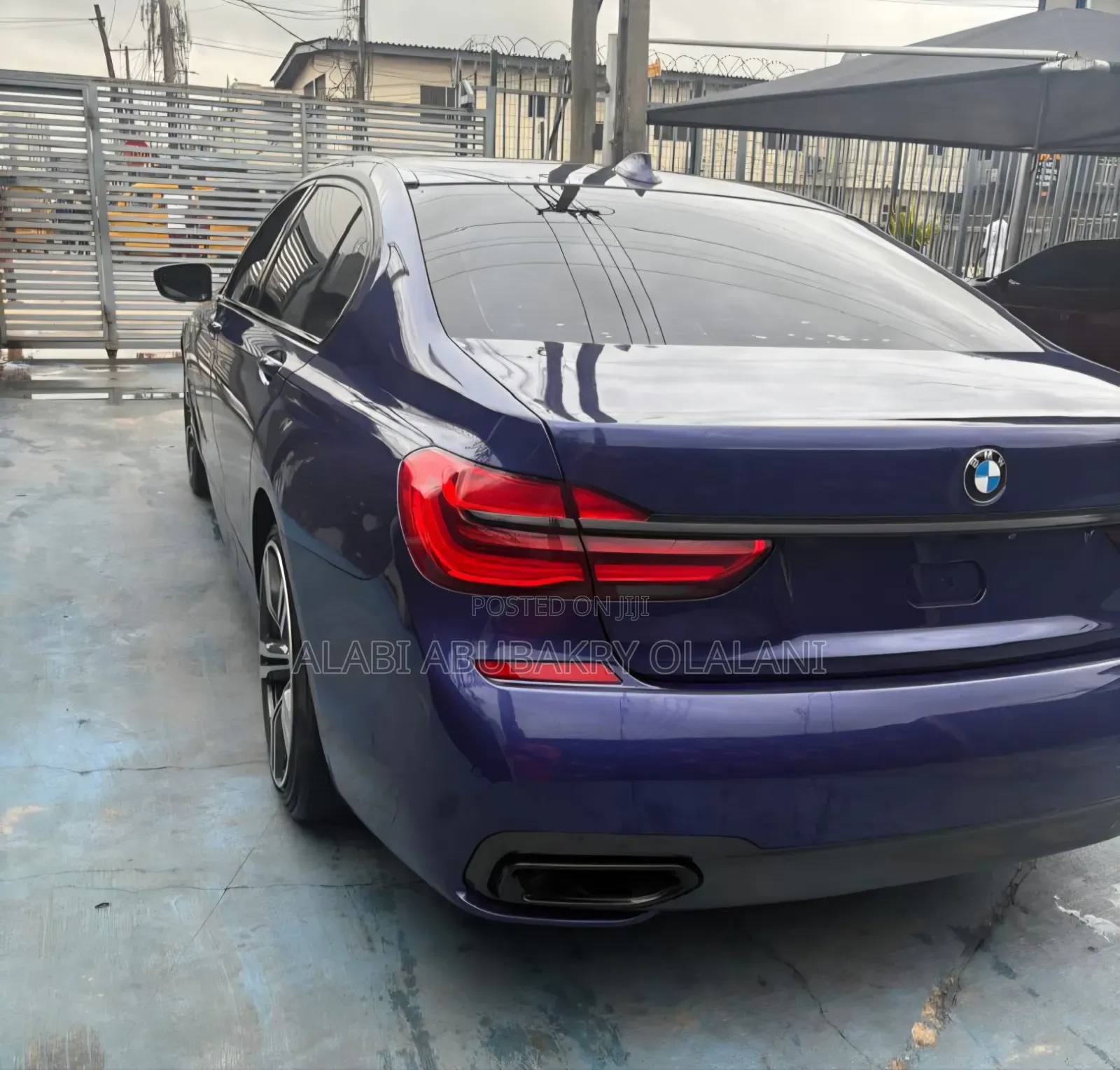 BMW 7 Series 730Li 2018 Blue