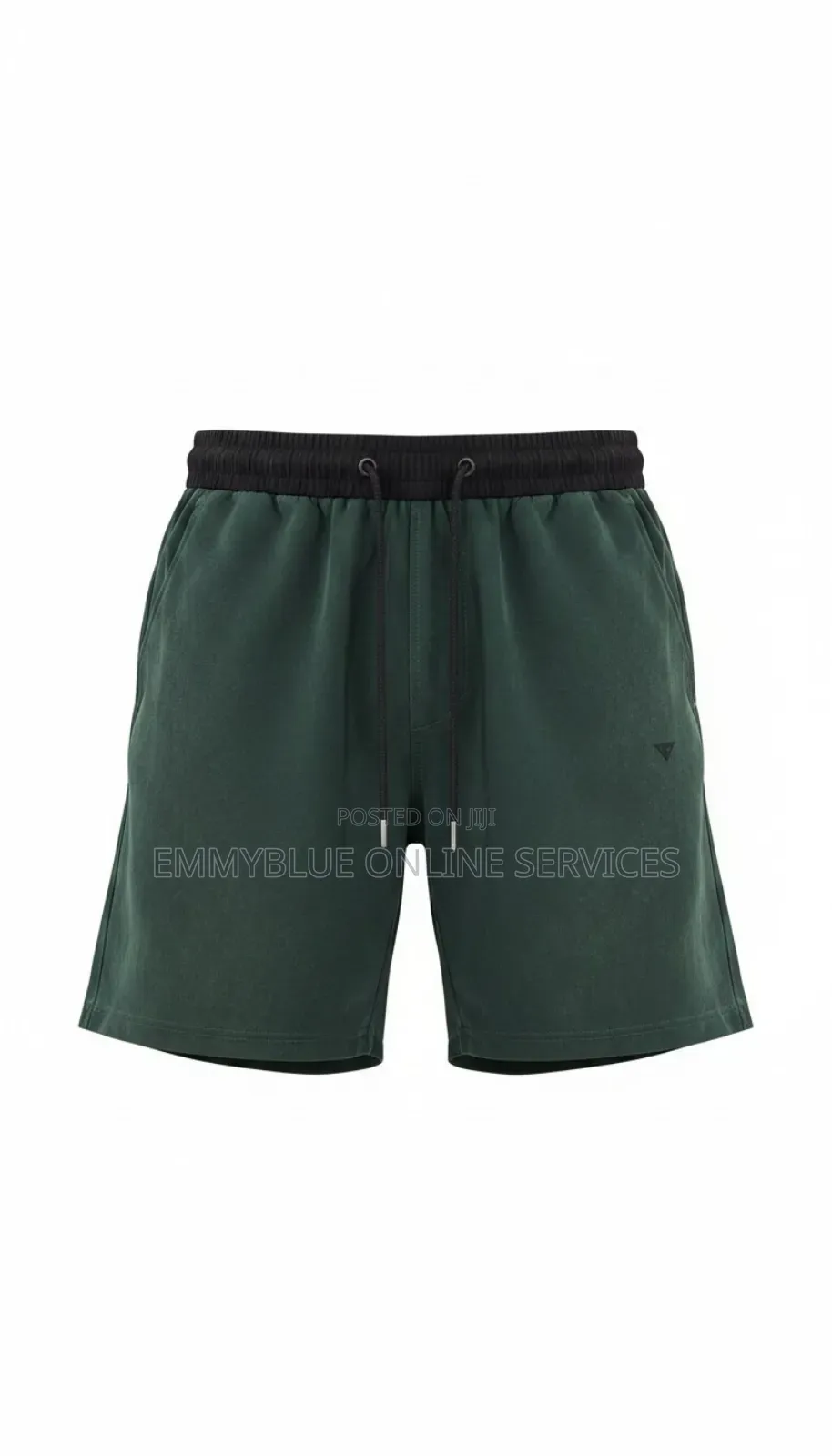 BOSS Cotton-Rich Jersey Loungewear Shorts Feature a Dark Green Design