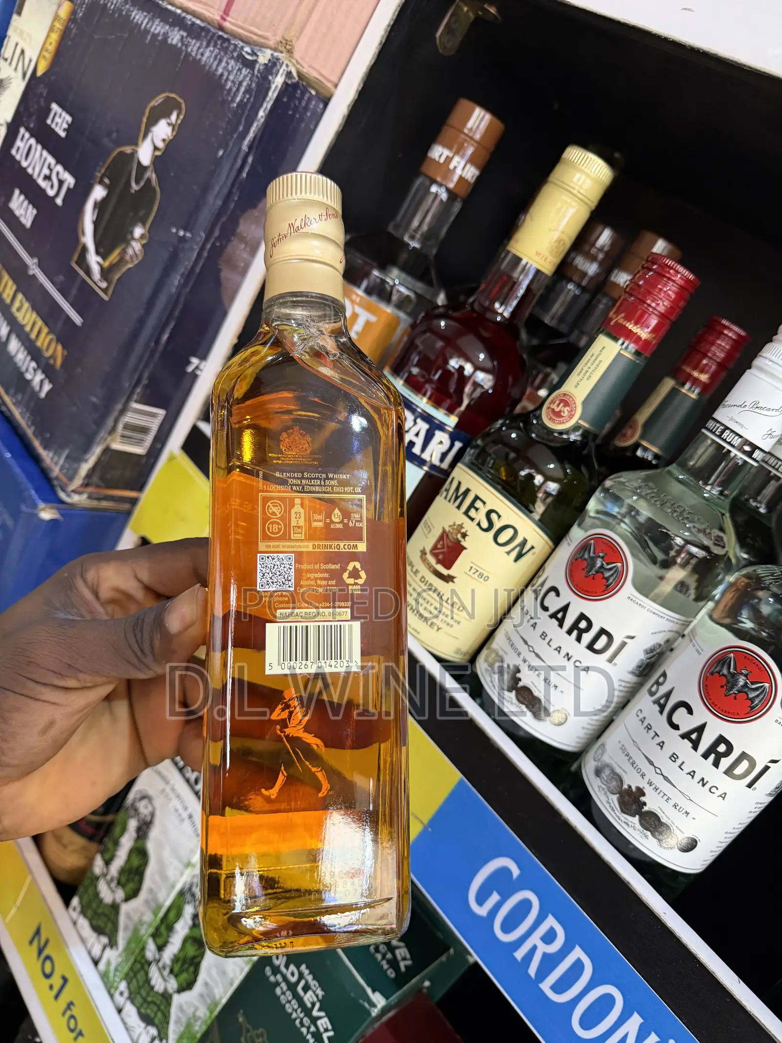 Red Label Whisky Carton of 12 Bottles