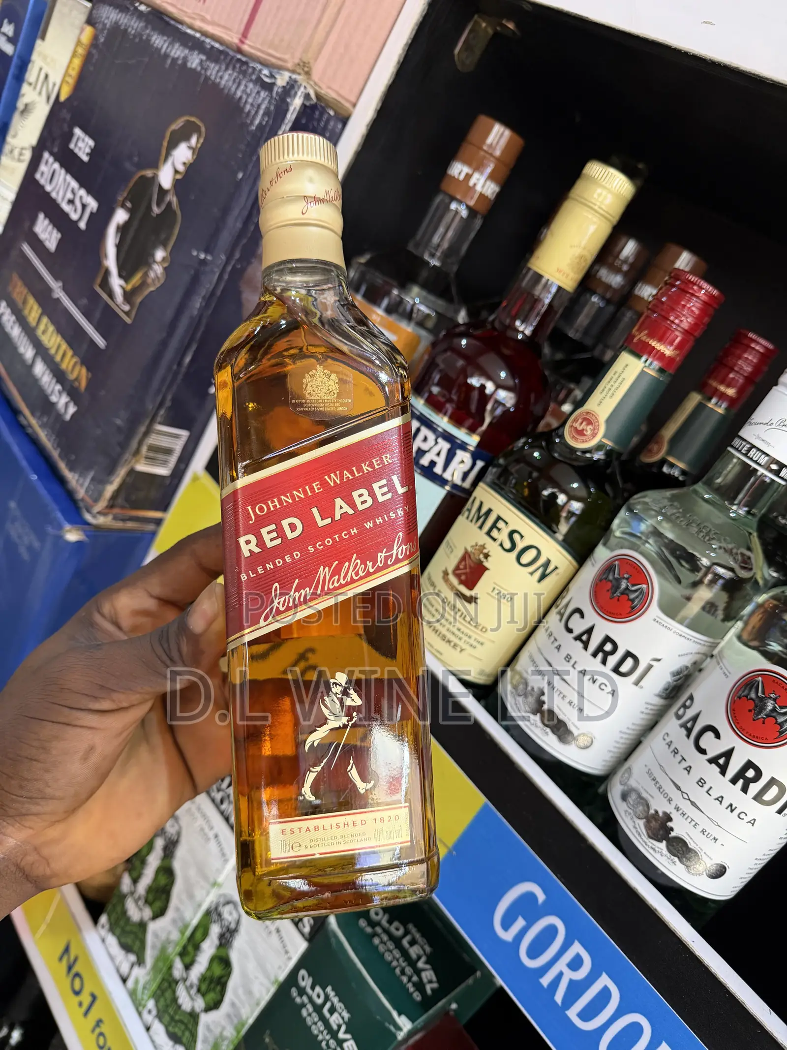 Red Label Whisky Carton of 12 Bottles