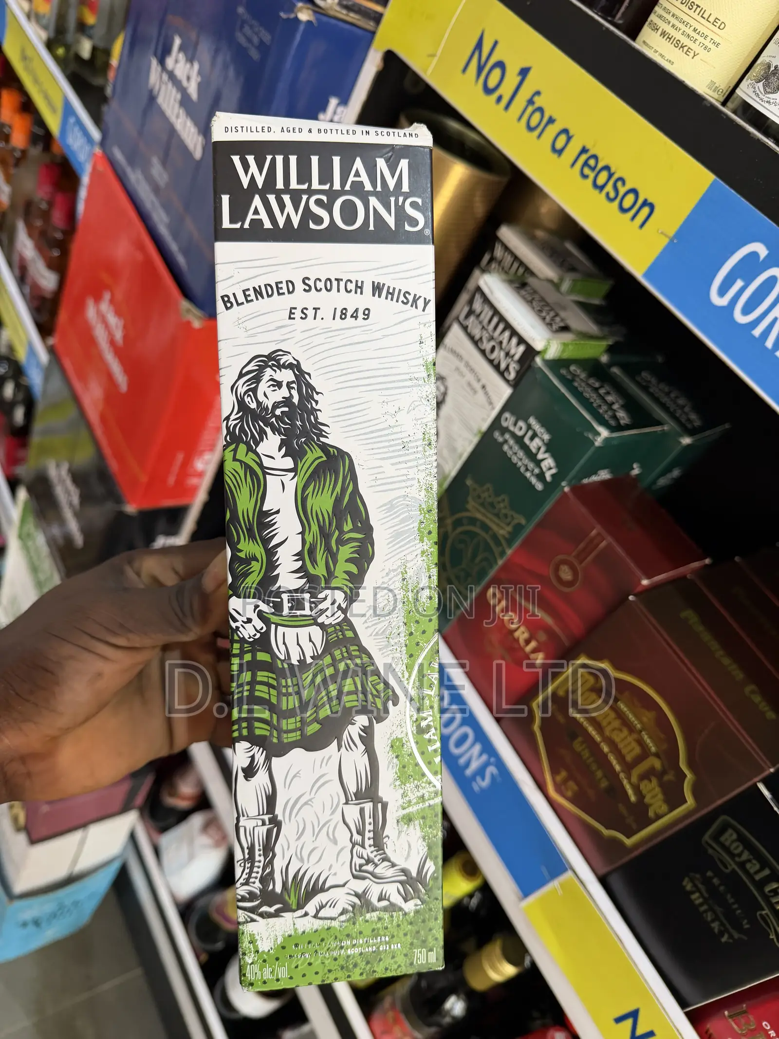 Williams Lawson Scotch Whiskey Carton of 12 Bottles