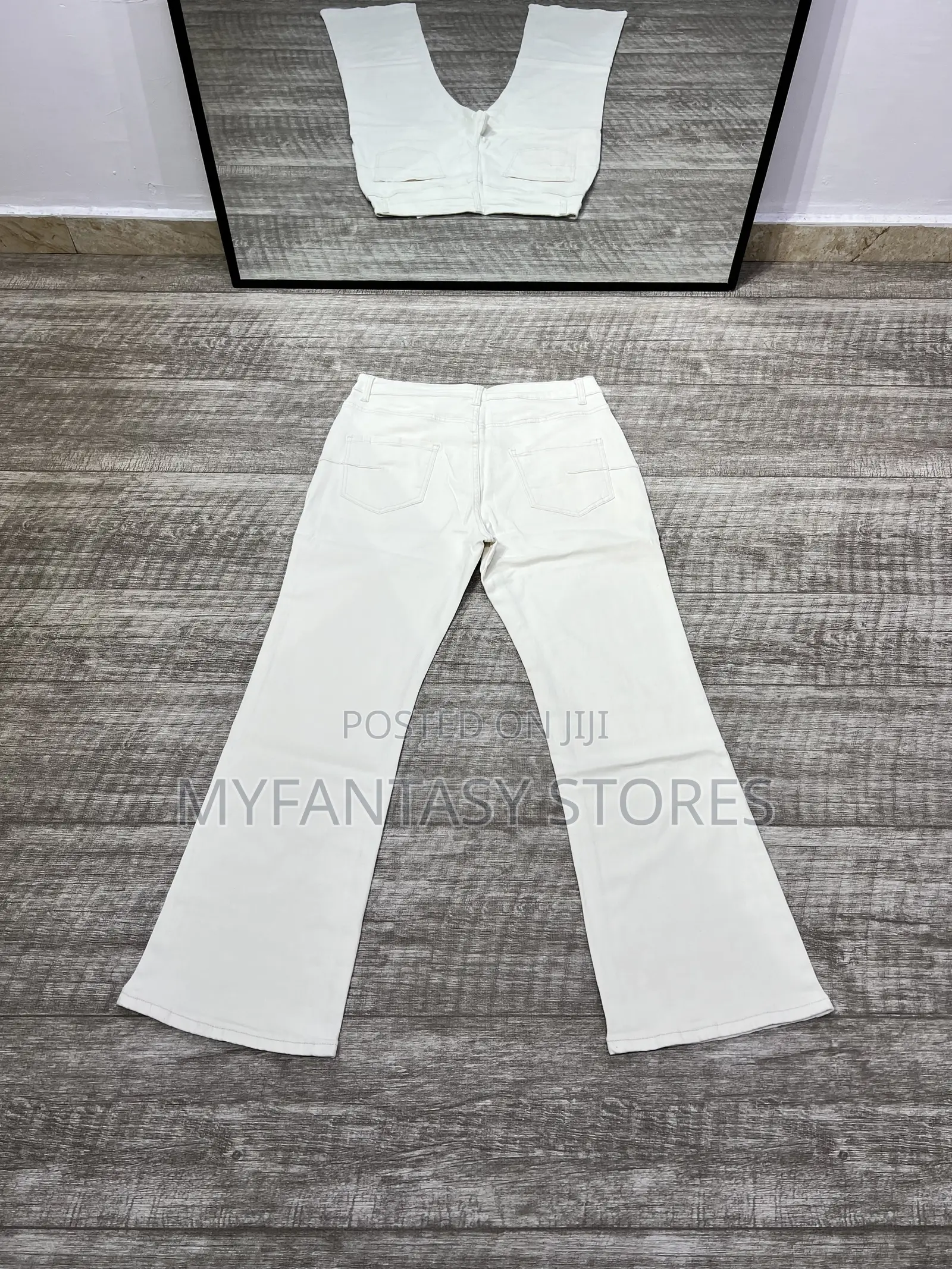 Flare Denim Elastic Jeans