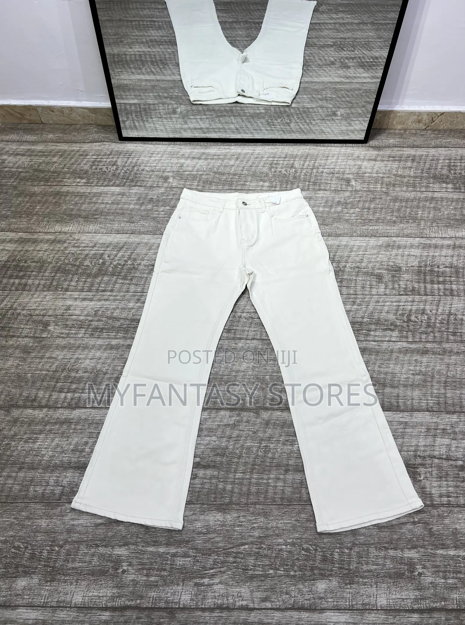 Flare Denim Elastic Jeans