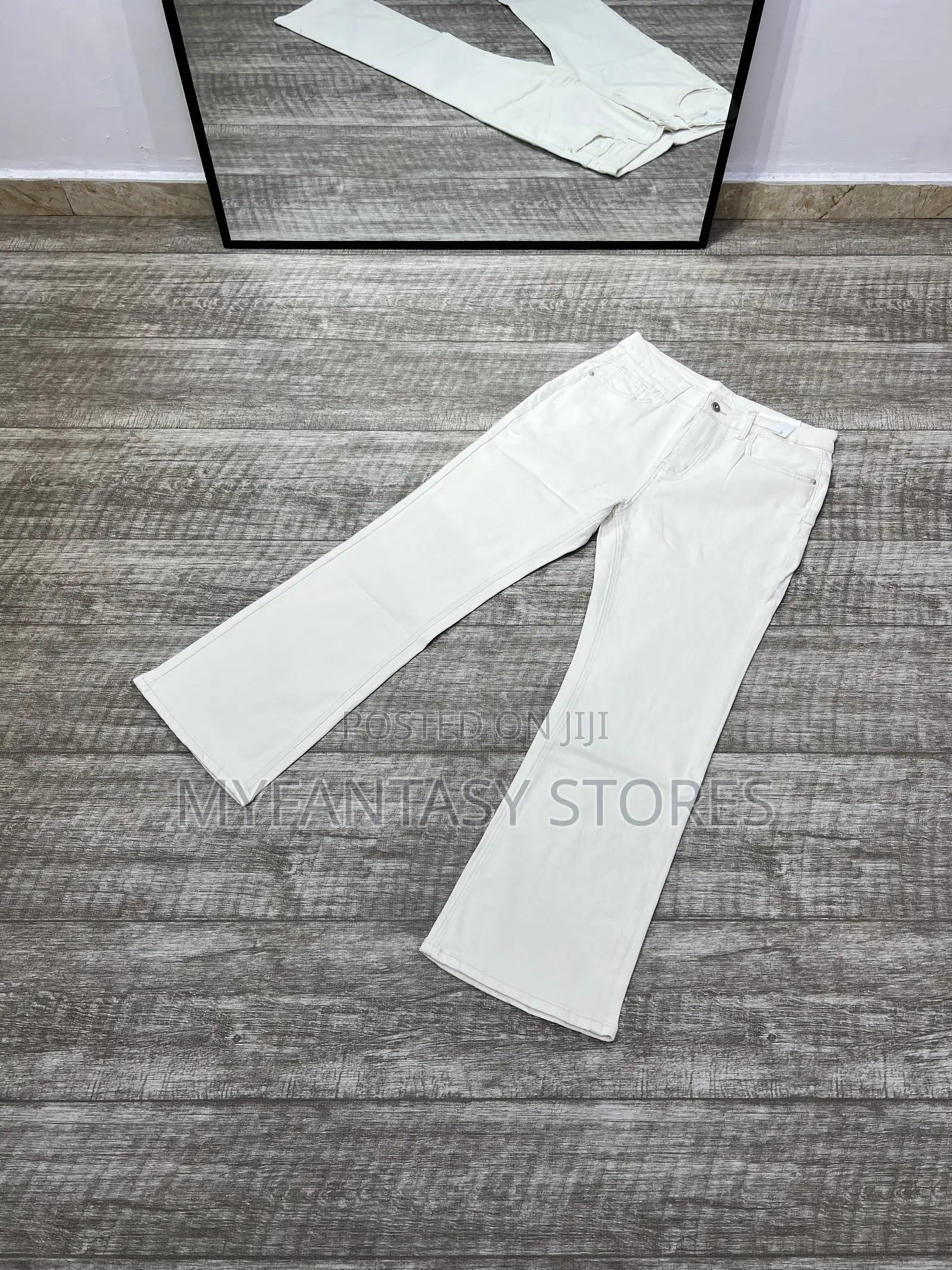Flare Denim Elastic Jeans
