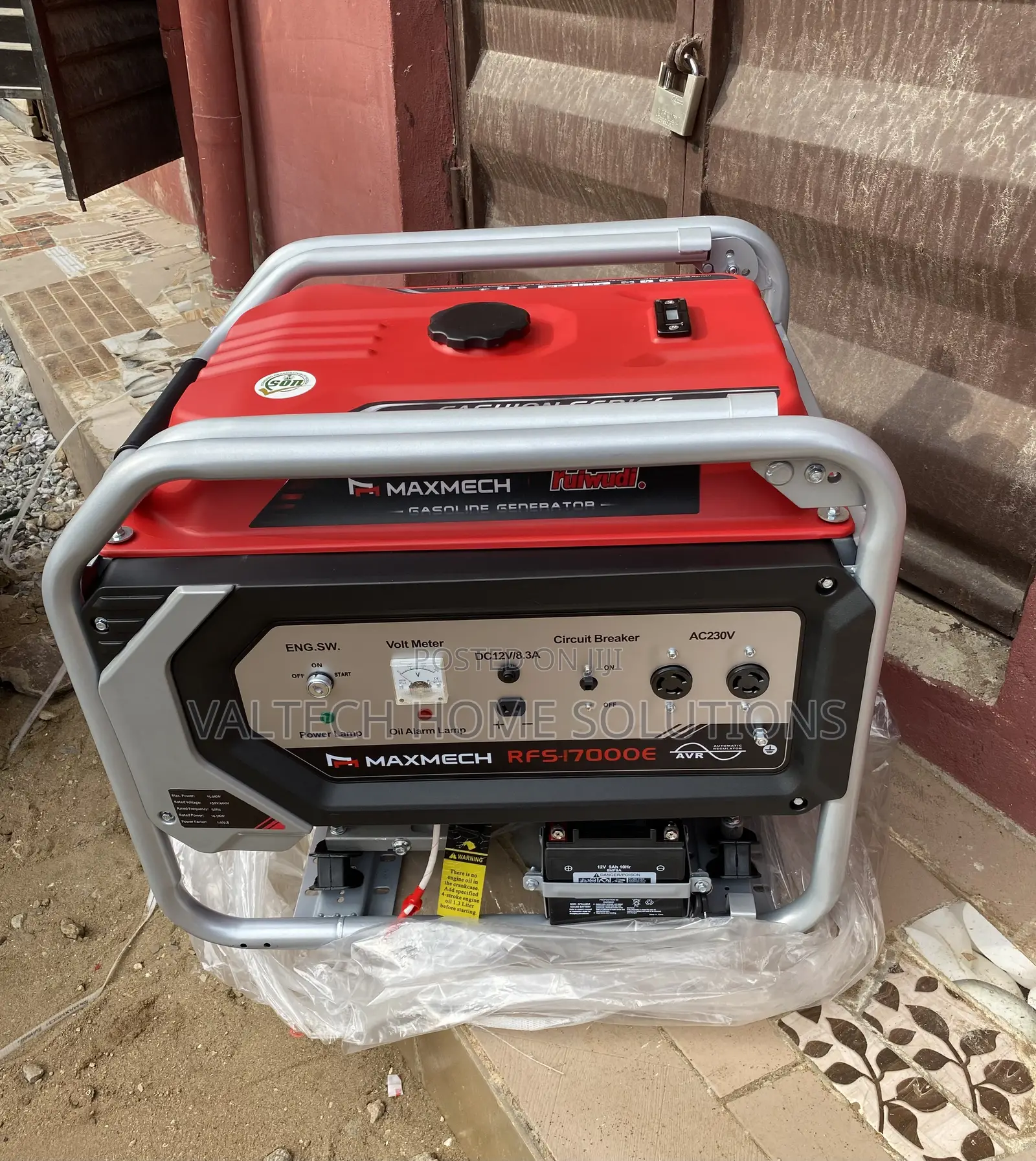 15KVA Maxmech Petrol Generator – 100% Copper Coil, Heavy Duty