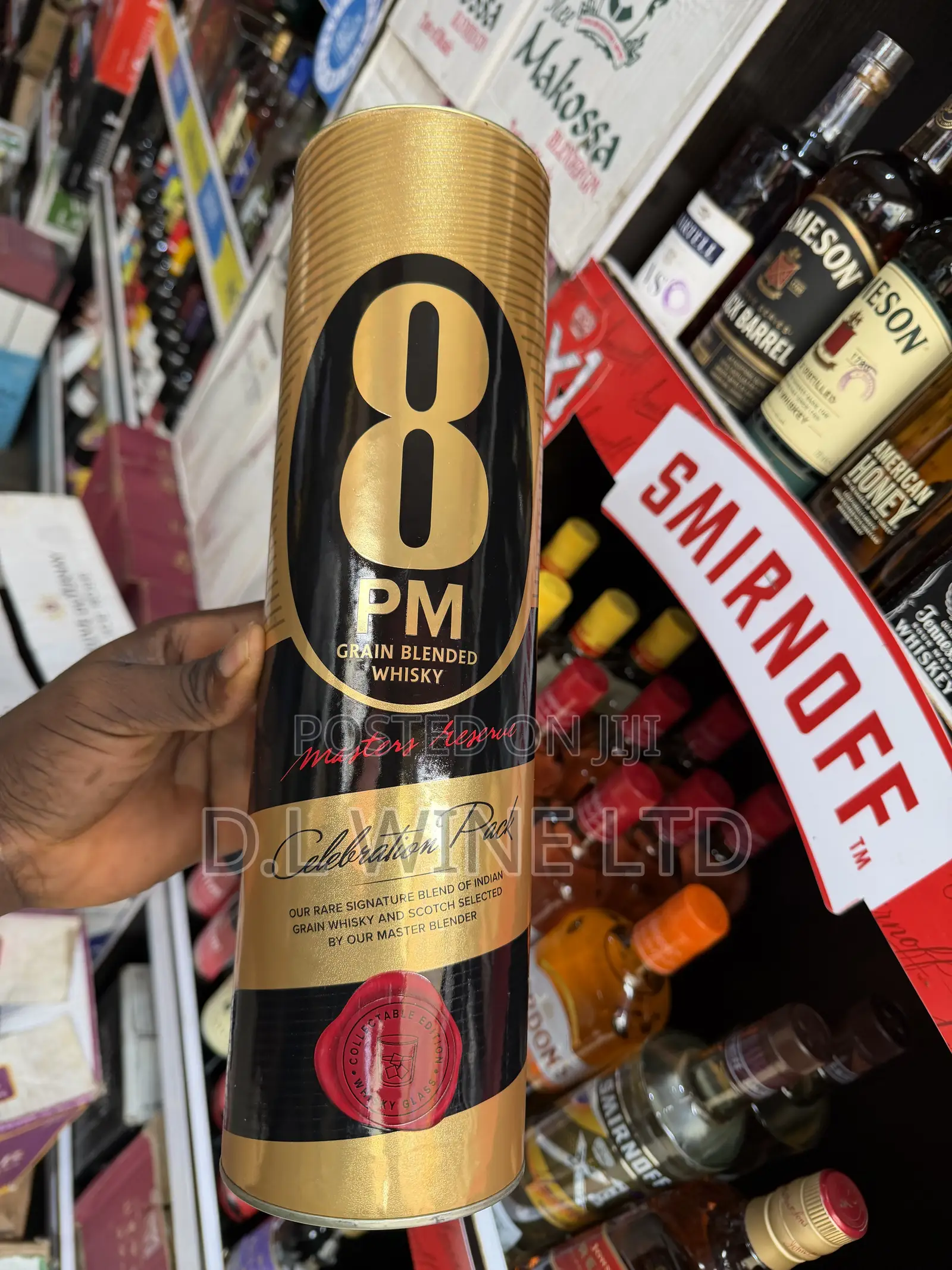 8pm Grain Whiskey Carton of 12 Bottles