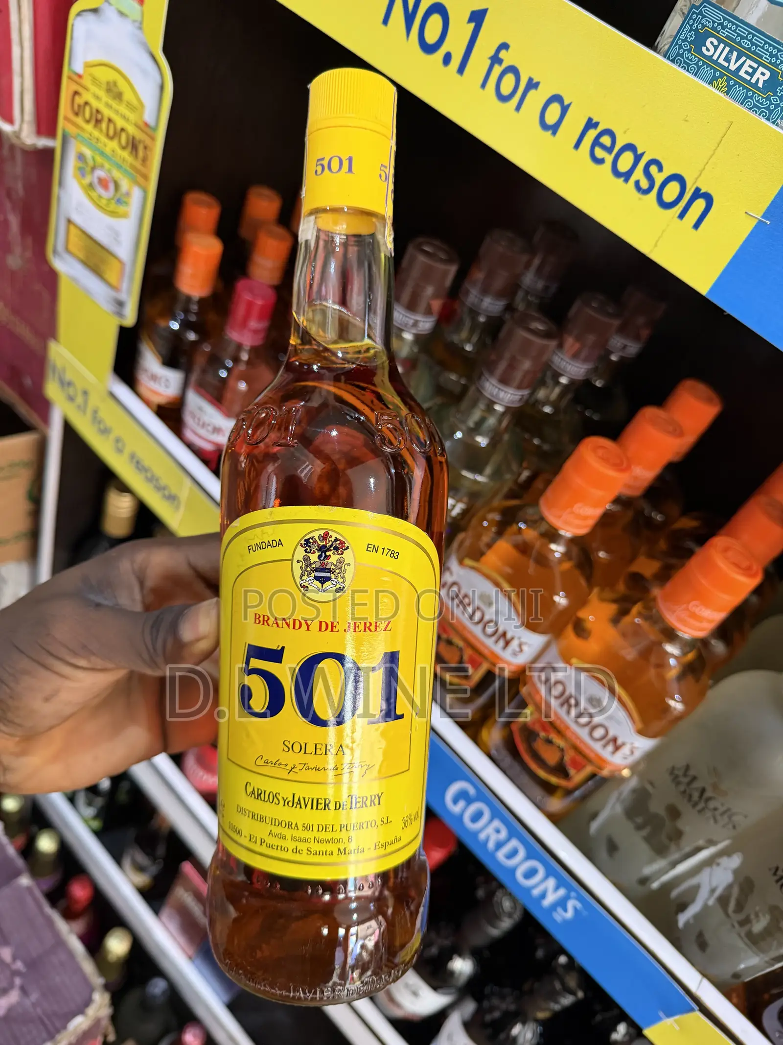 501solera Brandy Carton of 12 Bottles