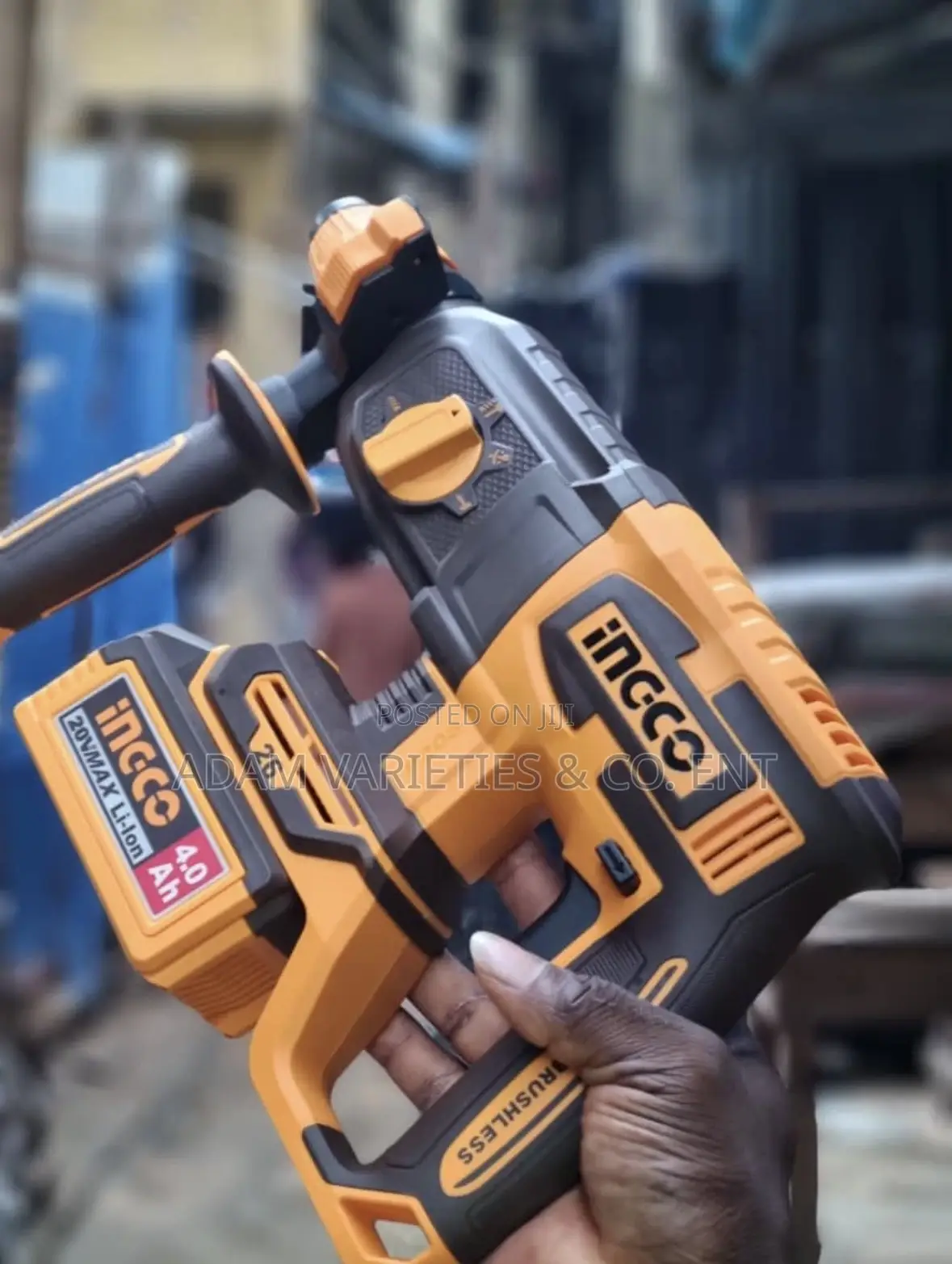 INGCO 20V Lithium-Ion Brushless Rotary Hammer Dril
