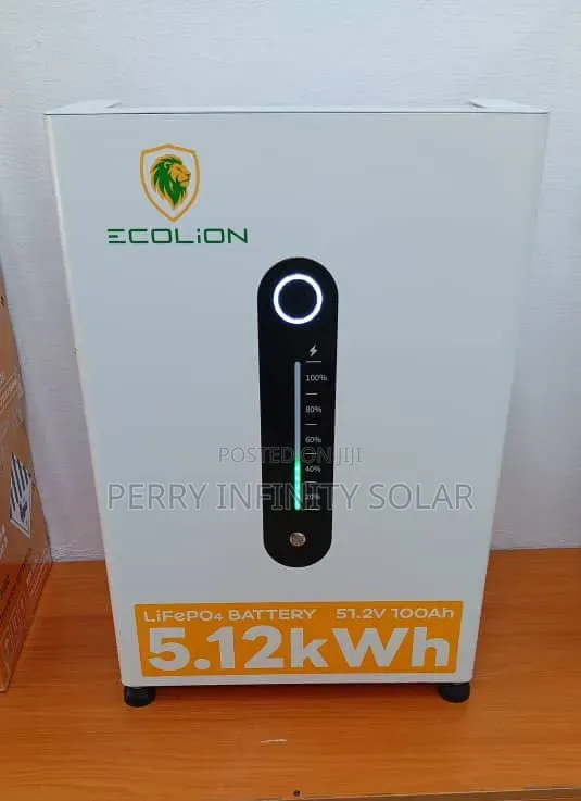 Ecolion 5.12kWh Lithium Battery | 51.2V 100Ah | Smart BMS