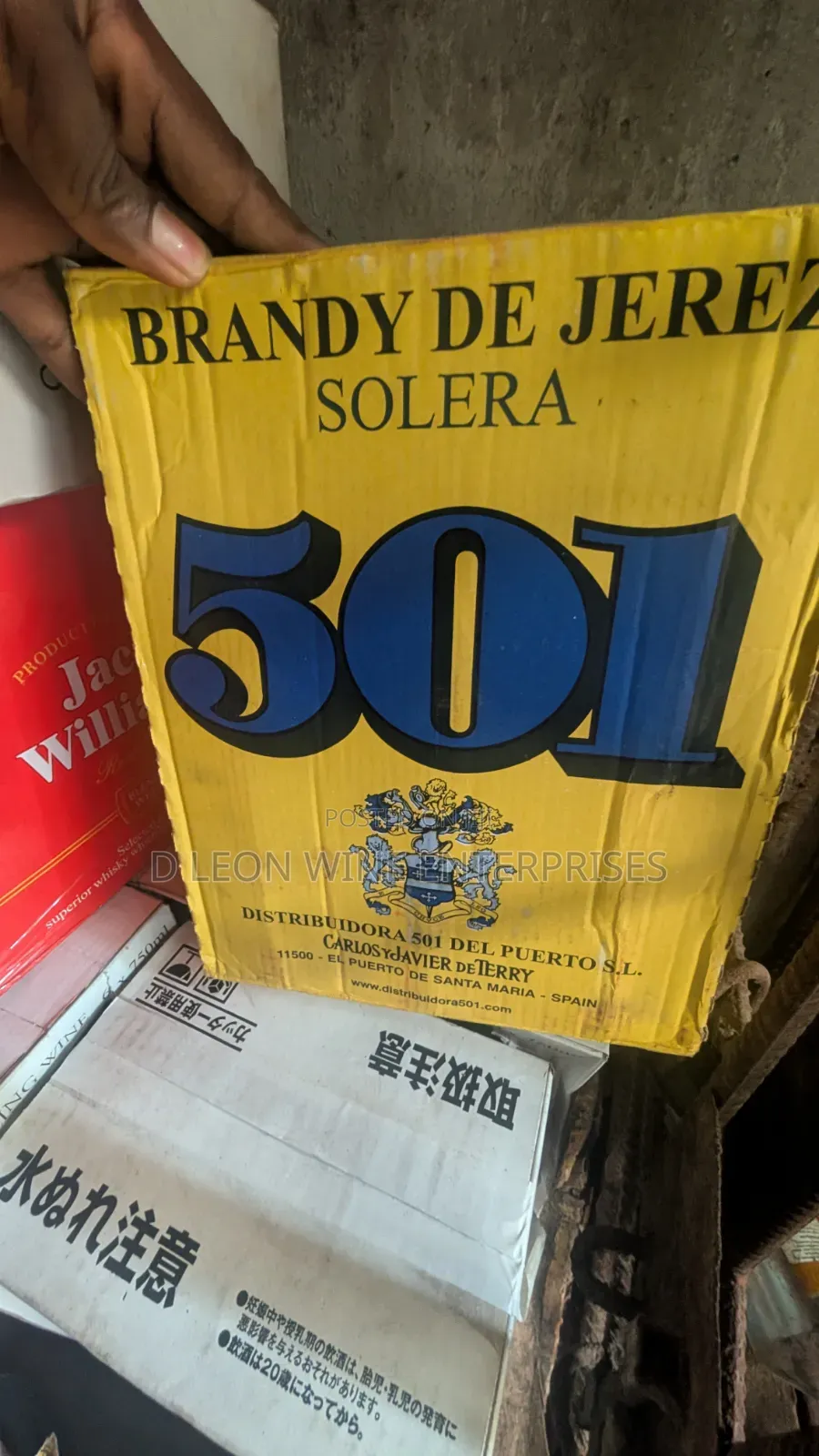 501 Solera Brandy Cartoon by ( 12 Bottles )
