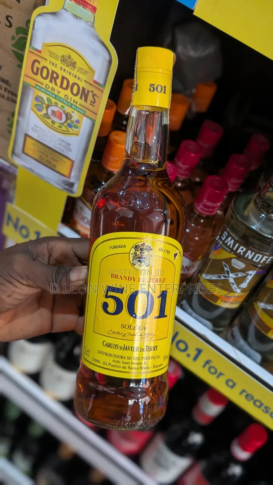 501 Solera Brandy Cartoon by ( 12 Bottles )