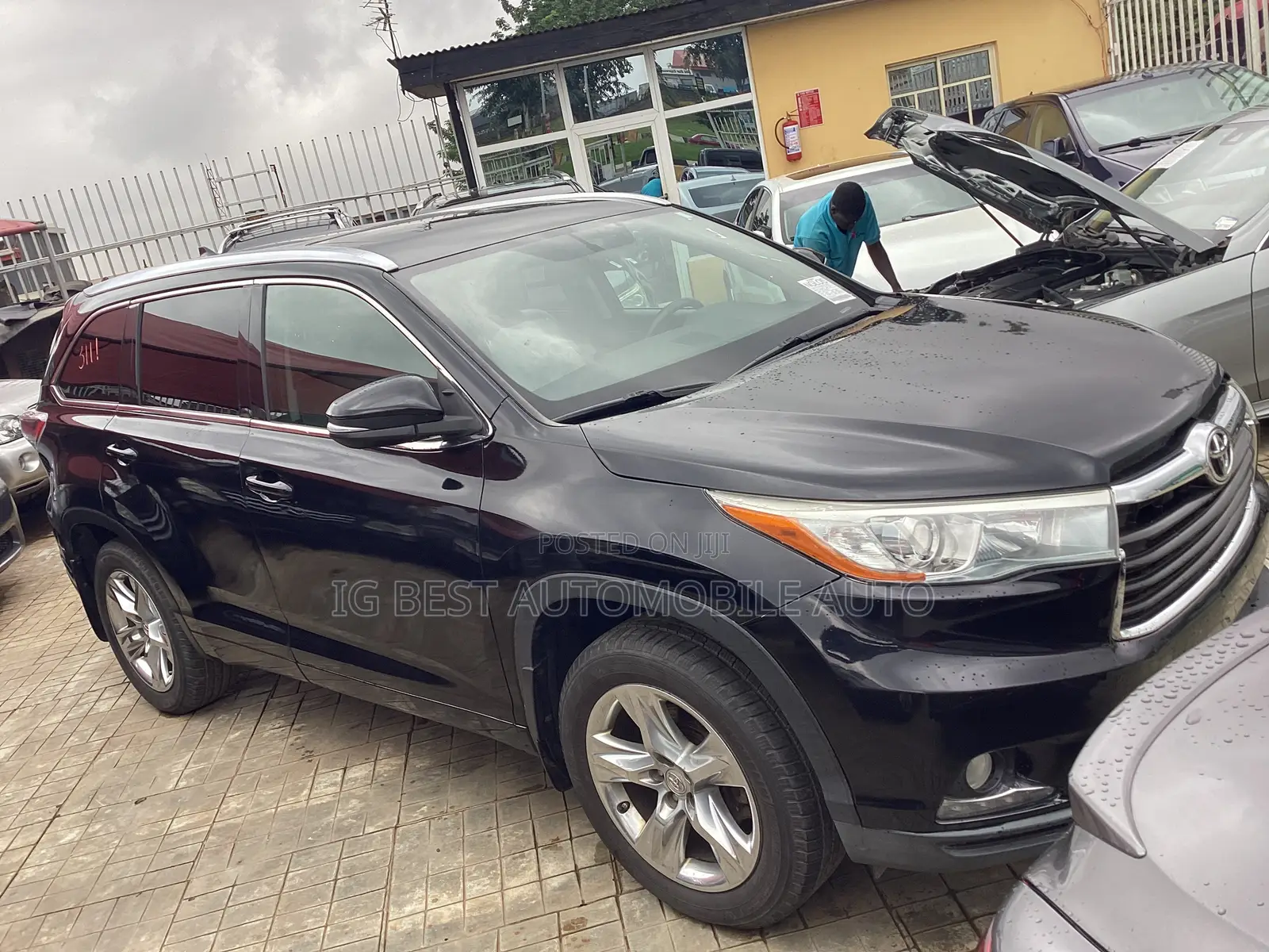 Toyota Highlander Limited V6 4x4 (3.5L 6cyl 6A) 2016 Black