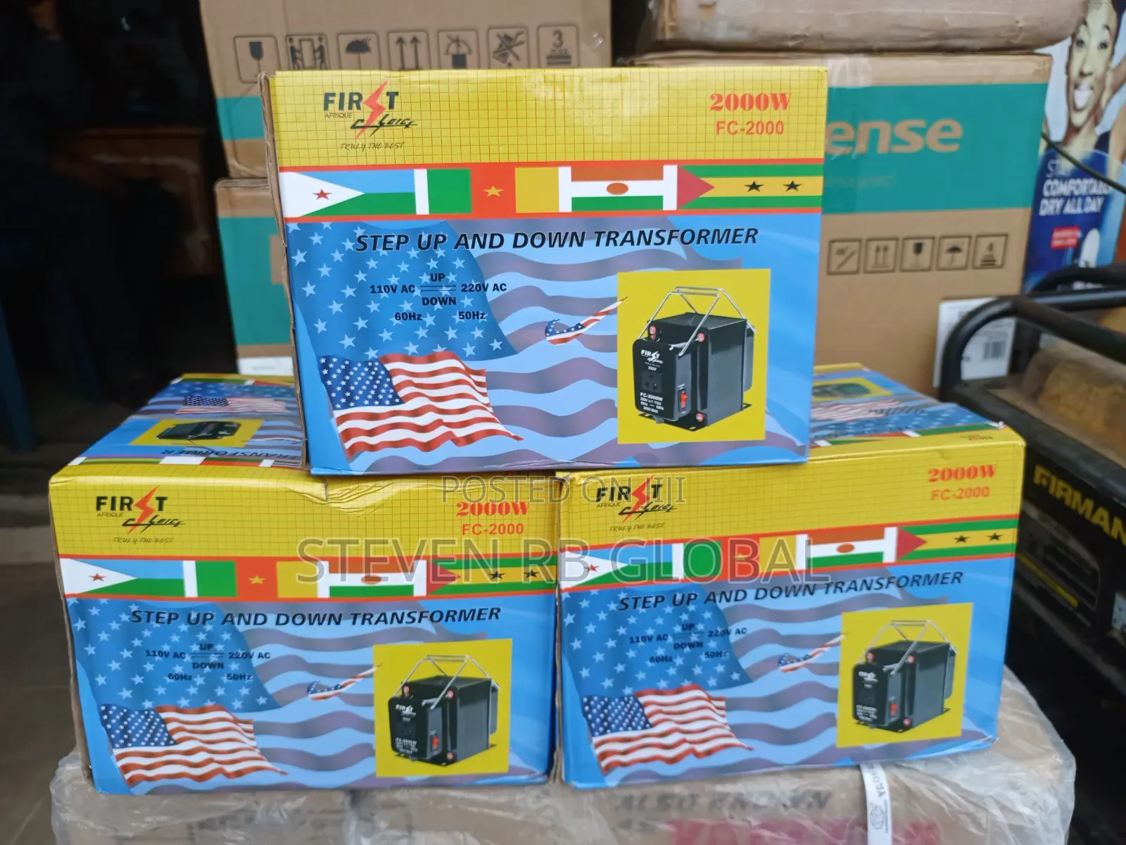 FIRT AFRIQUE FC-2000 | 2000W Step-Up Step-Down Voltage Transformer