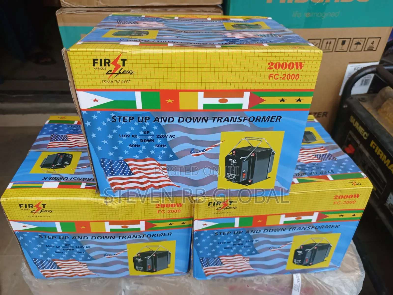 FIRT AFRIQUE FC-2000 | 2000W Step-Up Step-Down Voltage Transformer